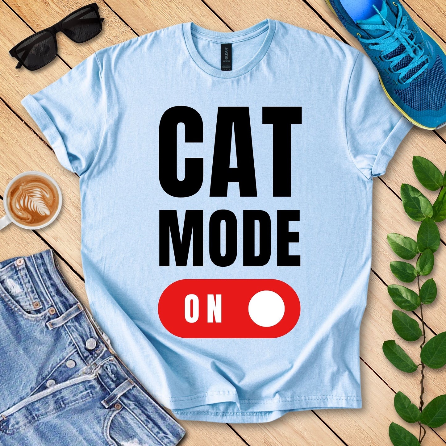 Cat Mode On T-Shirt