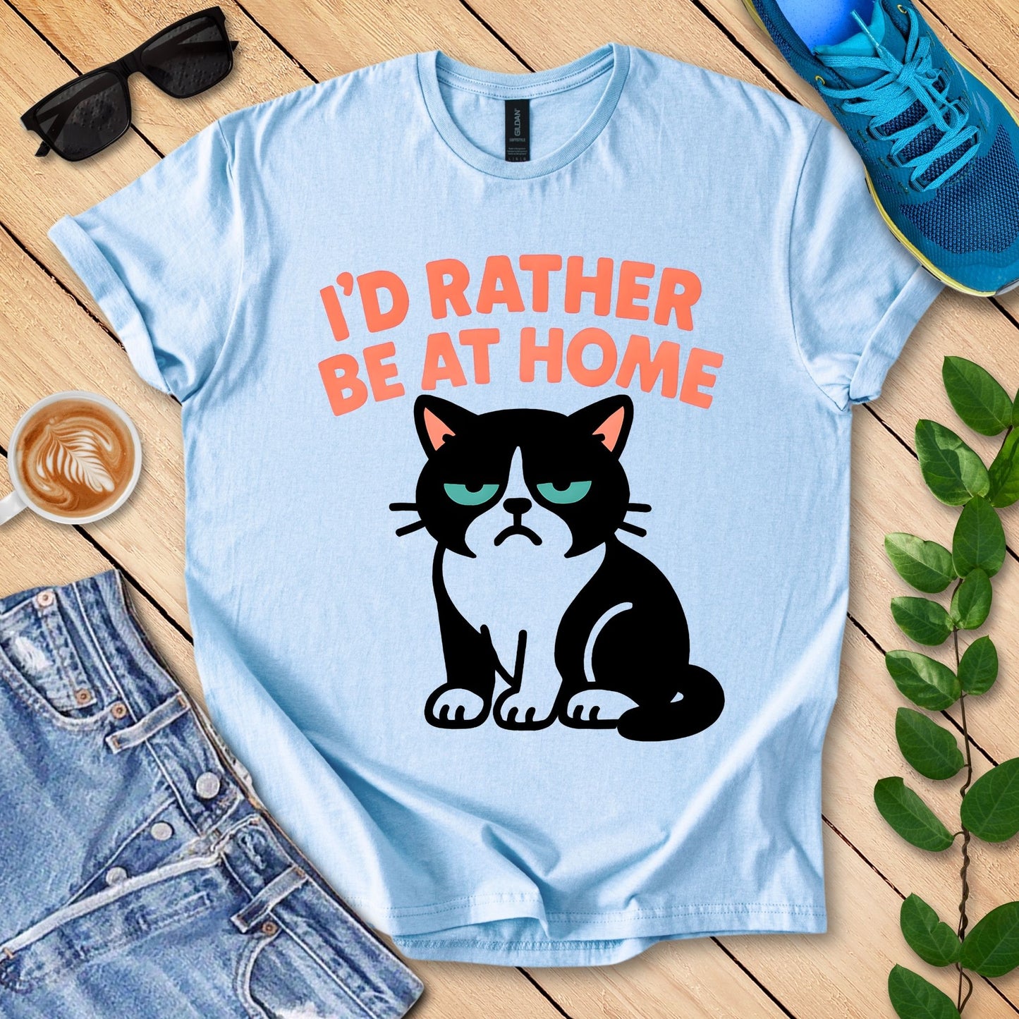 I'd Rather Be At Home T-Shirt