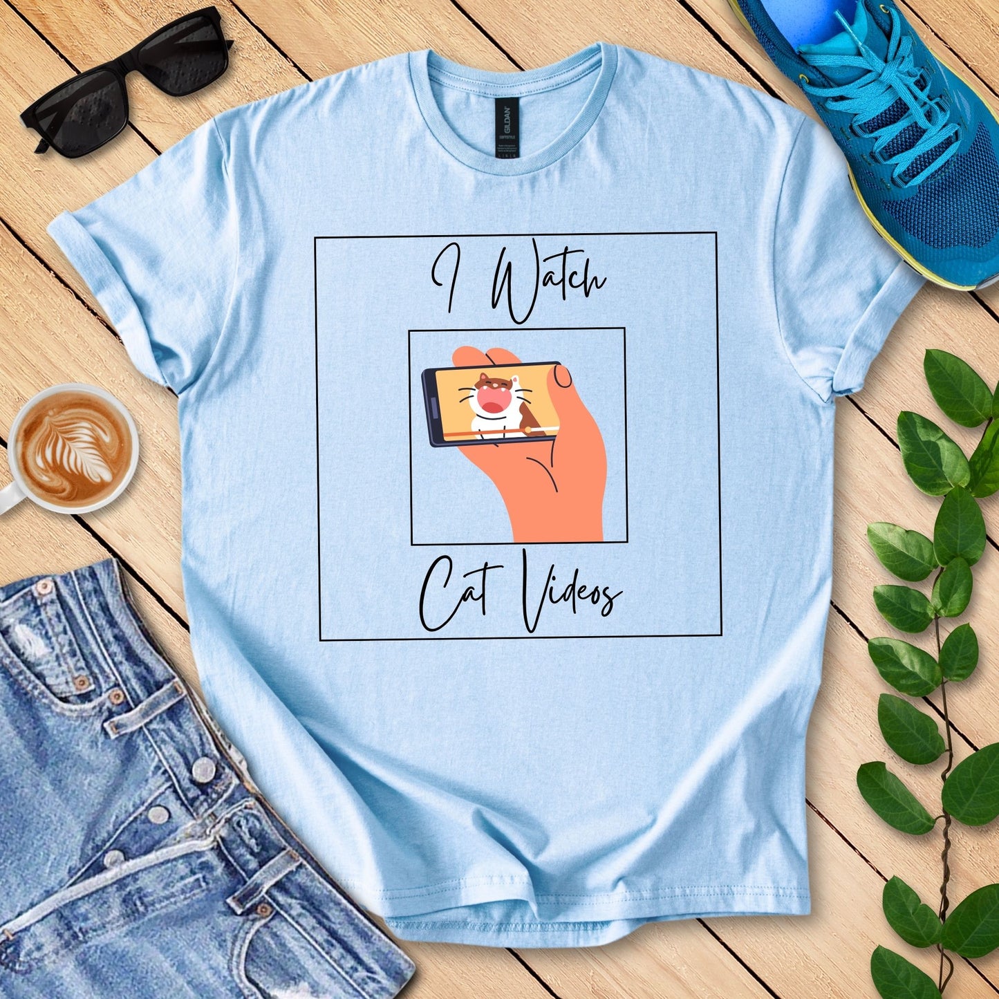 I Watch Cat Videos T-Shirt