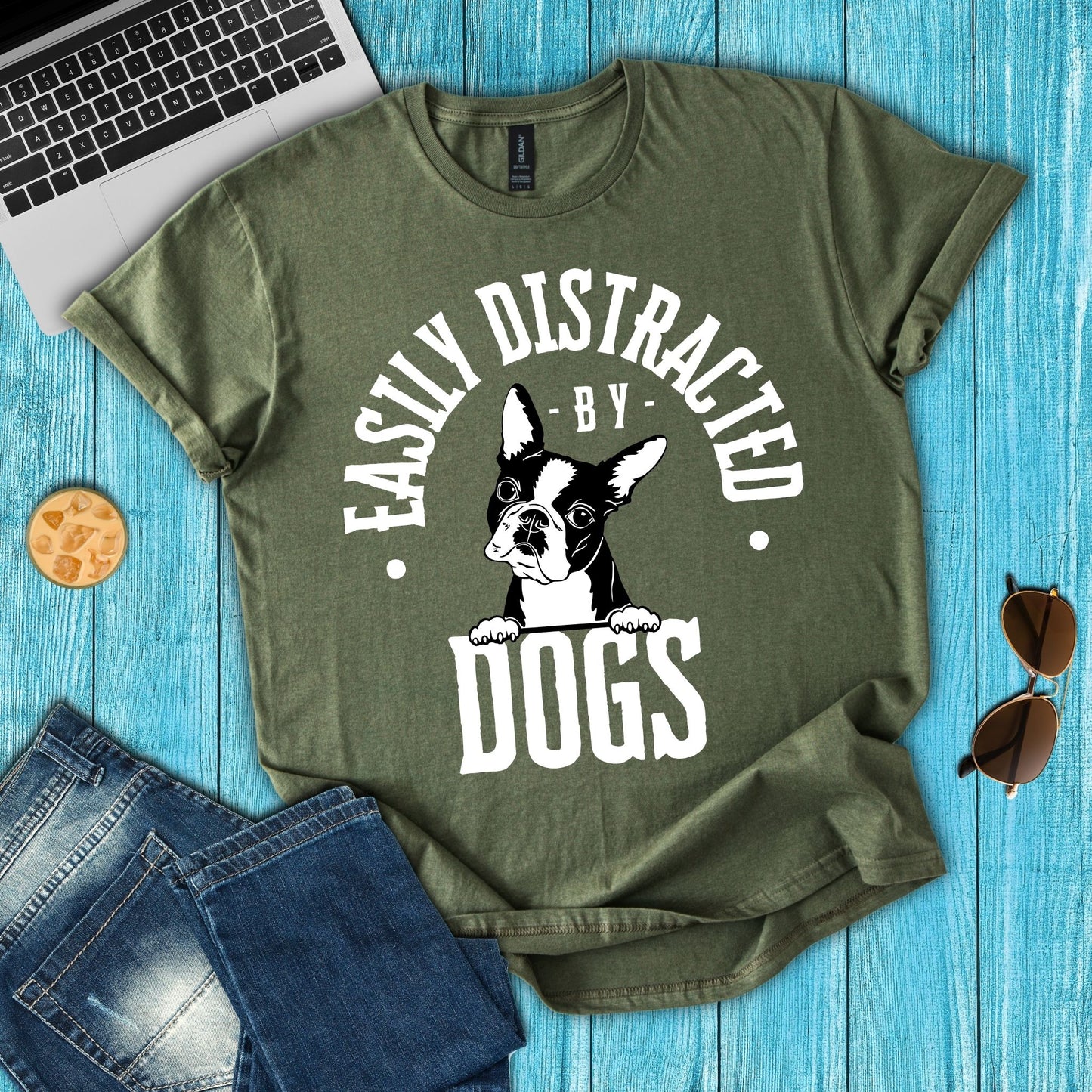 Easily Distracted By Dogs T-Shirt