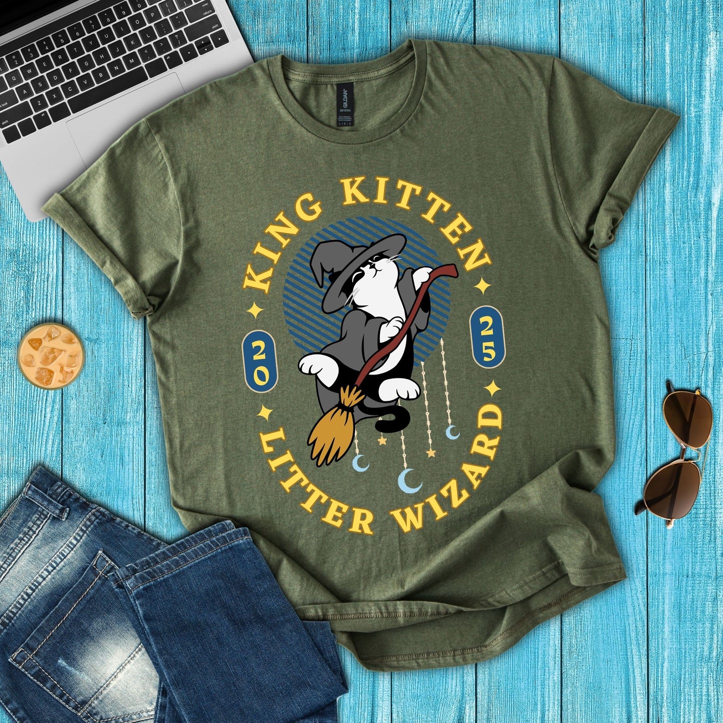 King Kitten Litter Wizard T-Shirt