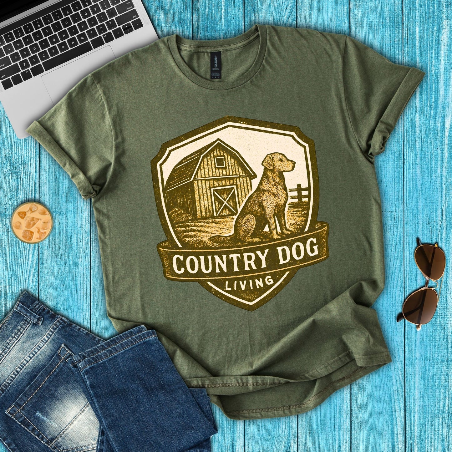 Country Dog Living T-Shirt