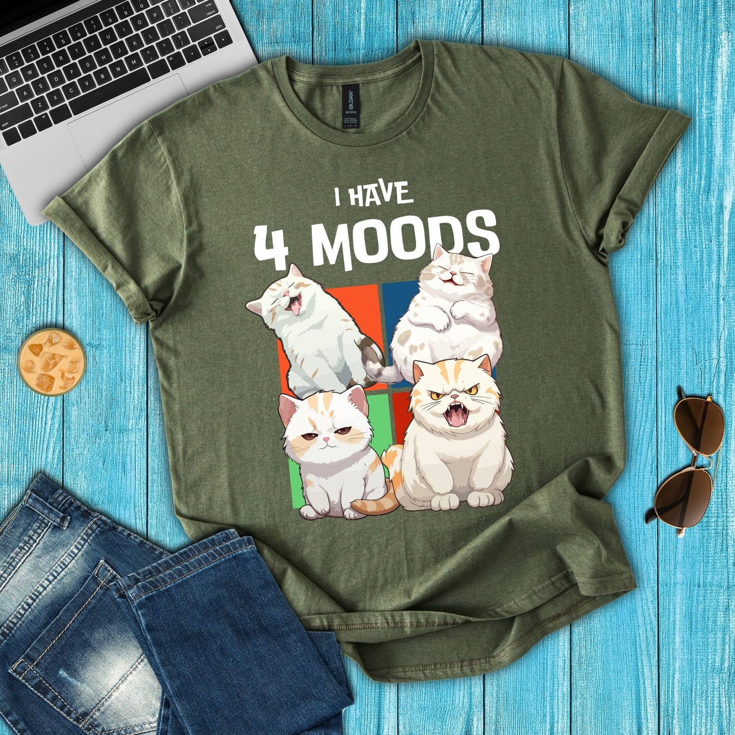 I Have 4 Moods T-Shirt
