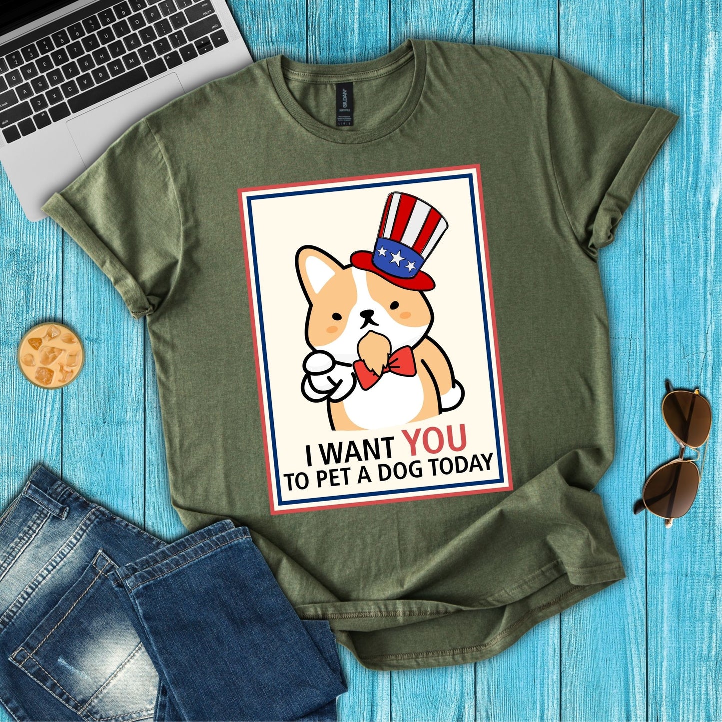 I Want You To Pet A Dog Today T-Shirt