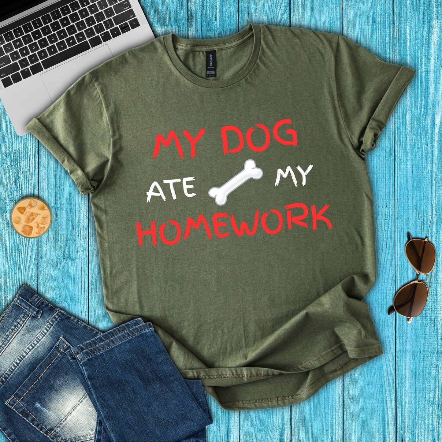 My Dog Ate My Homework T-Shirt
