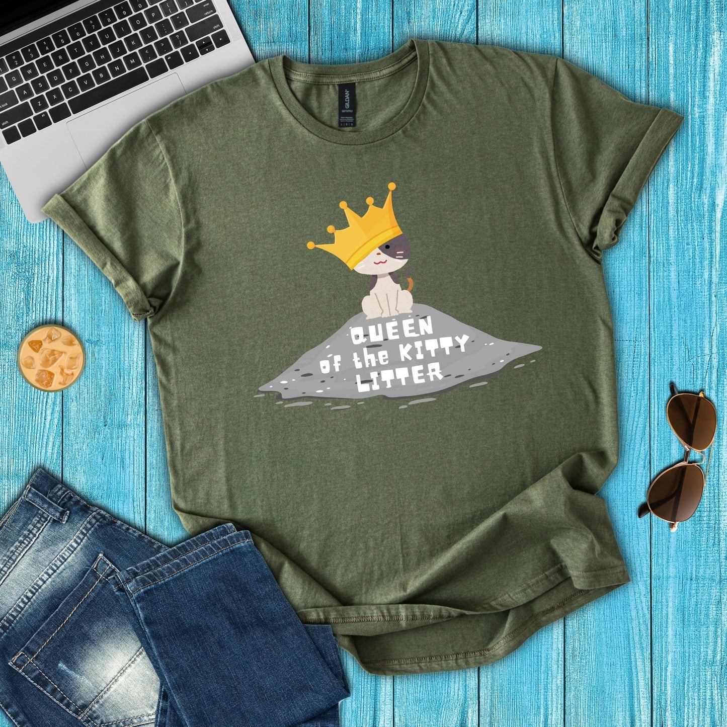 Queen Of The Kitty Litter T-Shirt