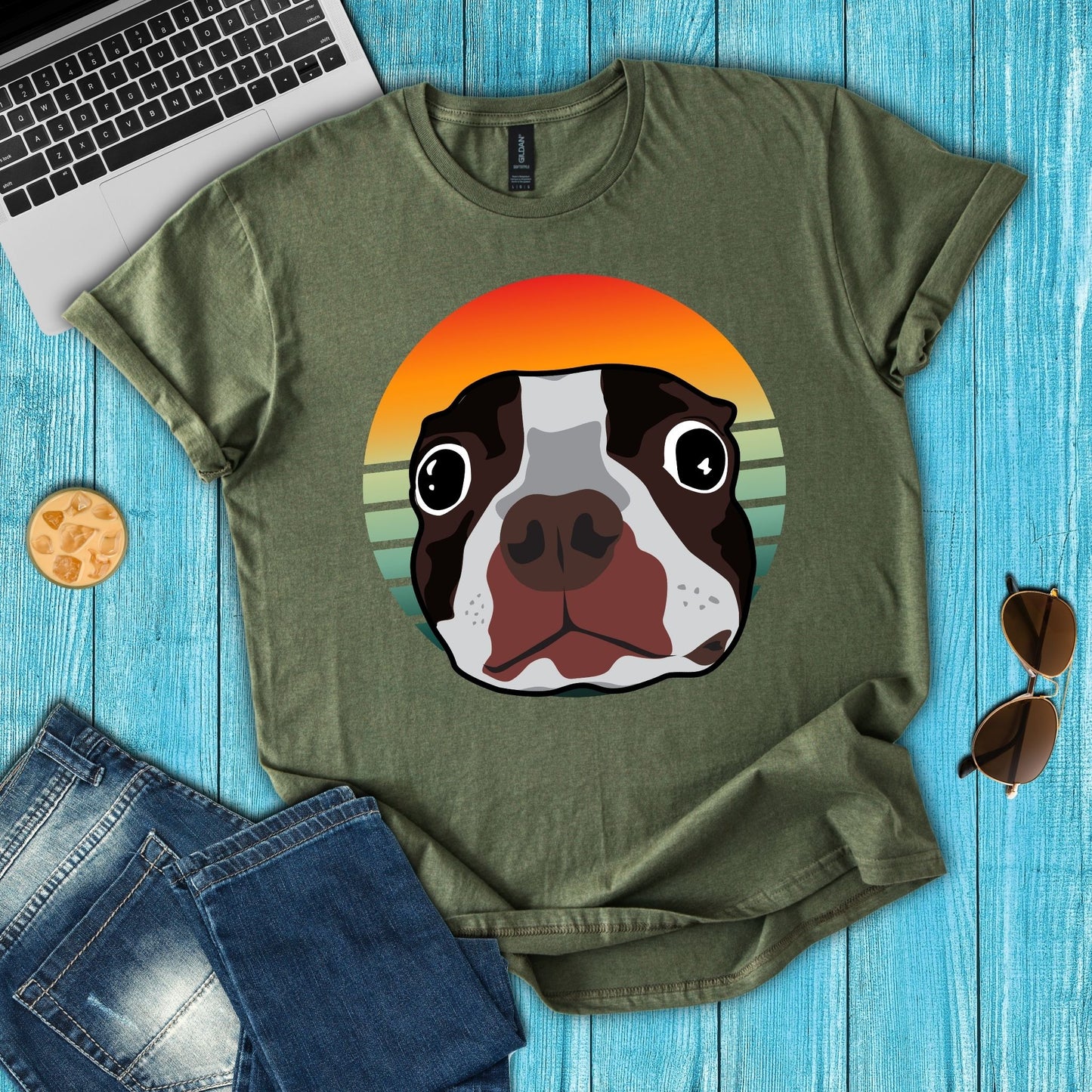 Retro Sun Dog T-Shirt
