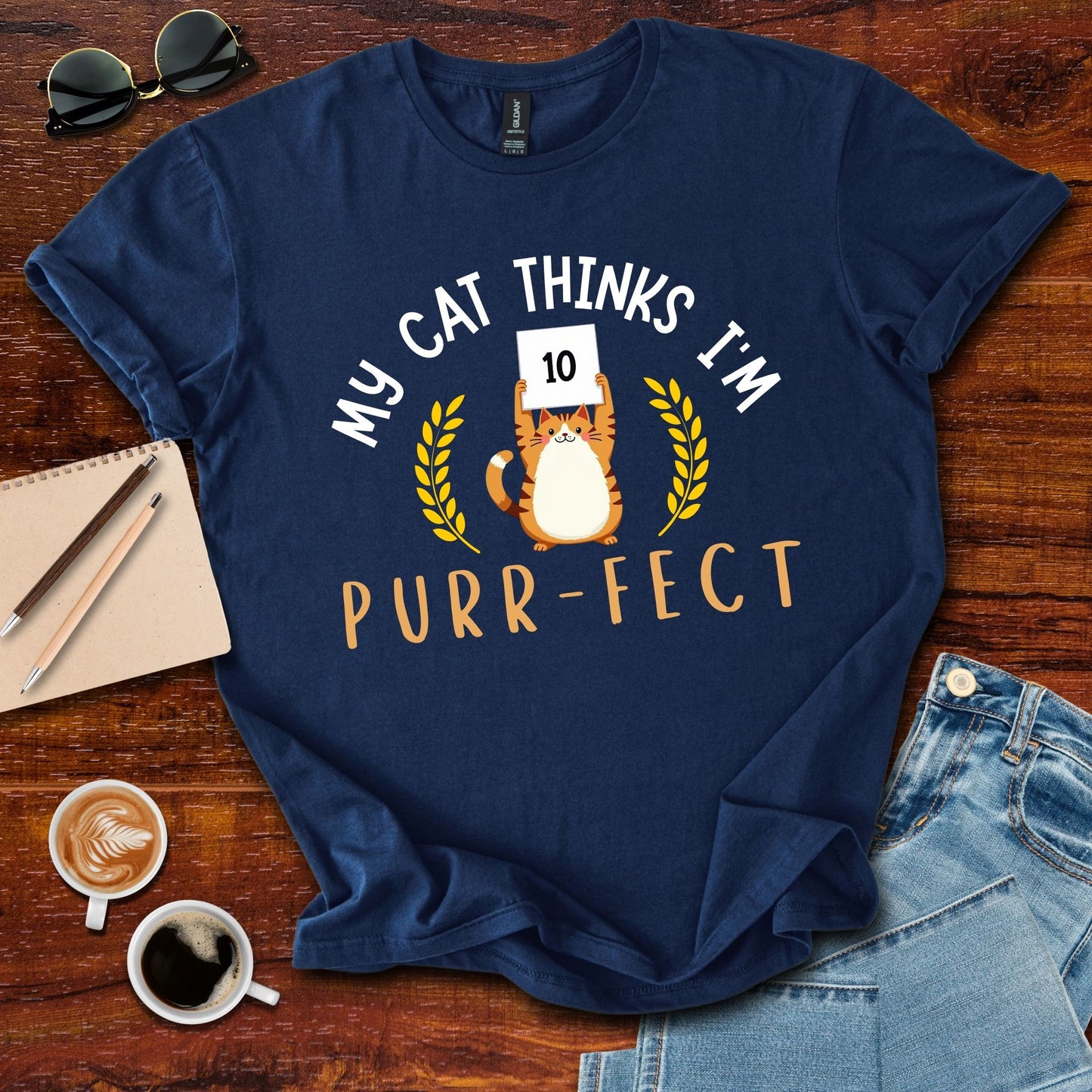 My Cat Thinks I'm Purr-fect T-Shirt