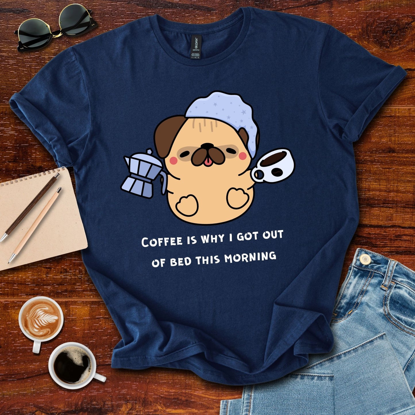 Coffee's Why I Get Out Of Bed T-Shirt