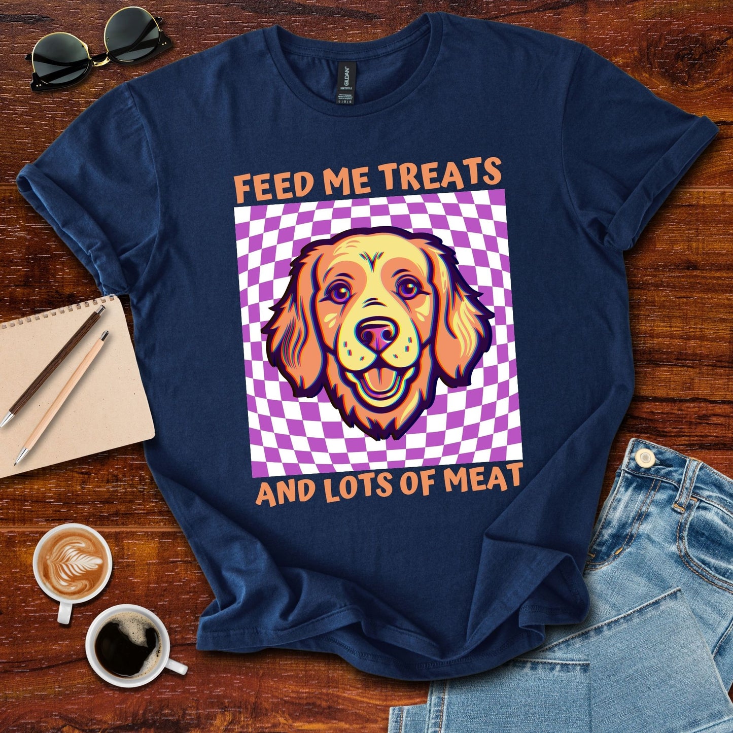 Feed Me Treats And Lots Of Meat T-Shirt
