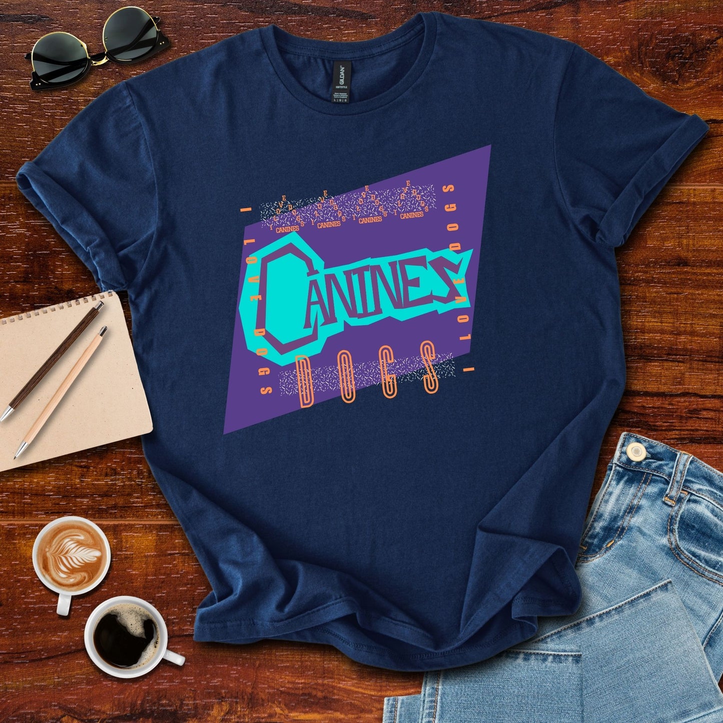 90's Canine I Love Dogs T-Shirt