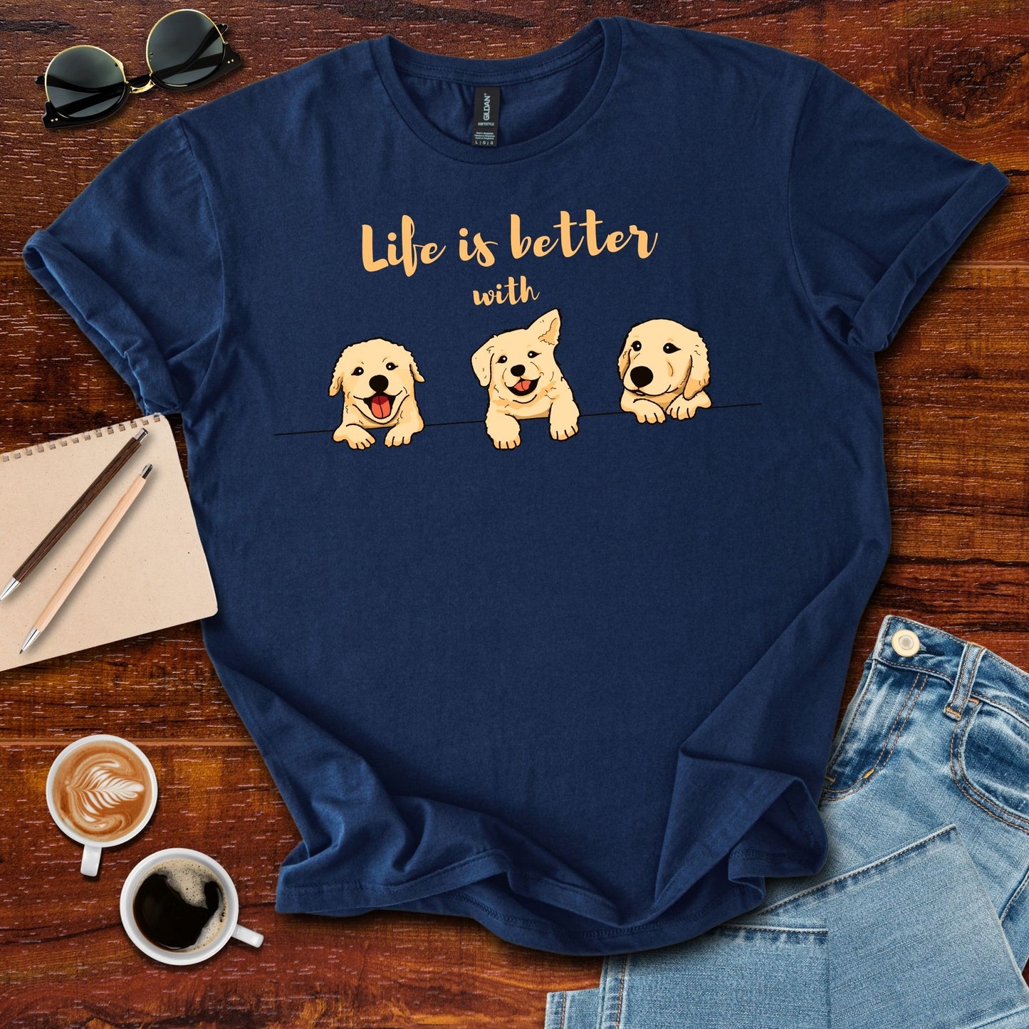 Life's Is Better With Dogs T-Shirt