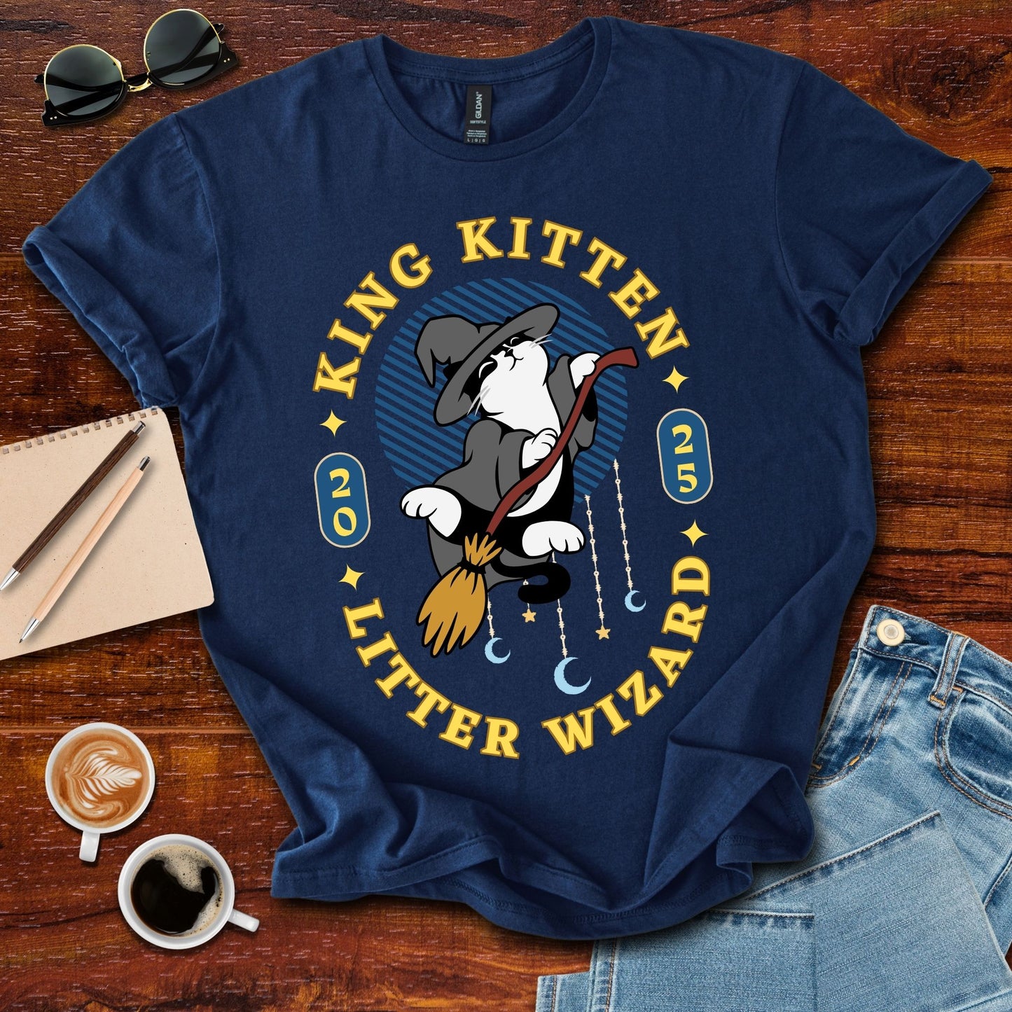 King Kitten Litter Wizard T-Shirt