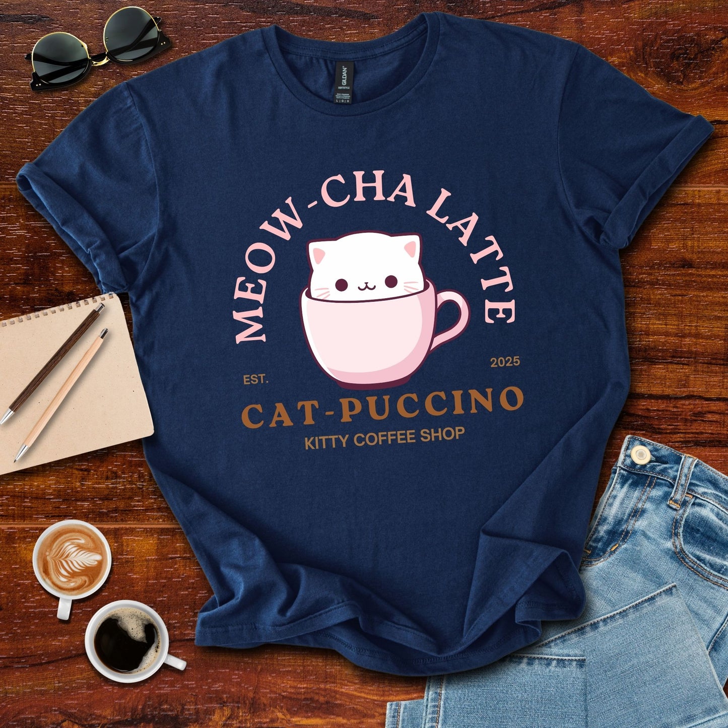 Cat-Puccino T-Shirt