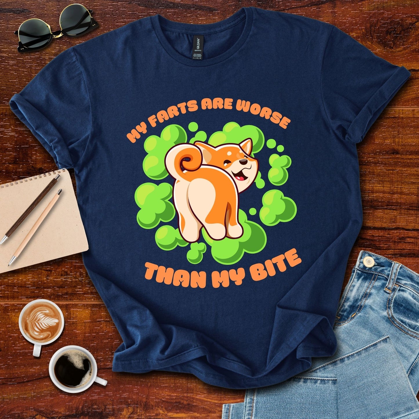 Farts Worst Than My Bite T-Shirt