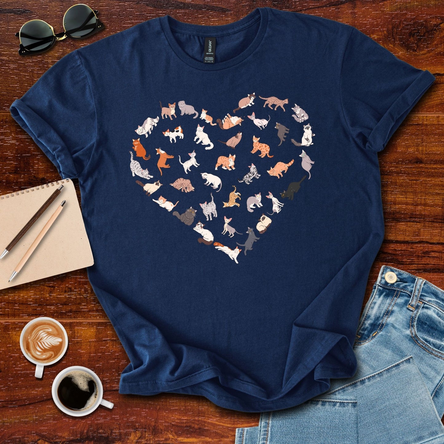 Cat Heart T-Shirt