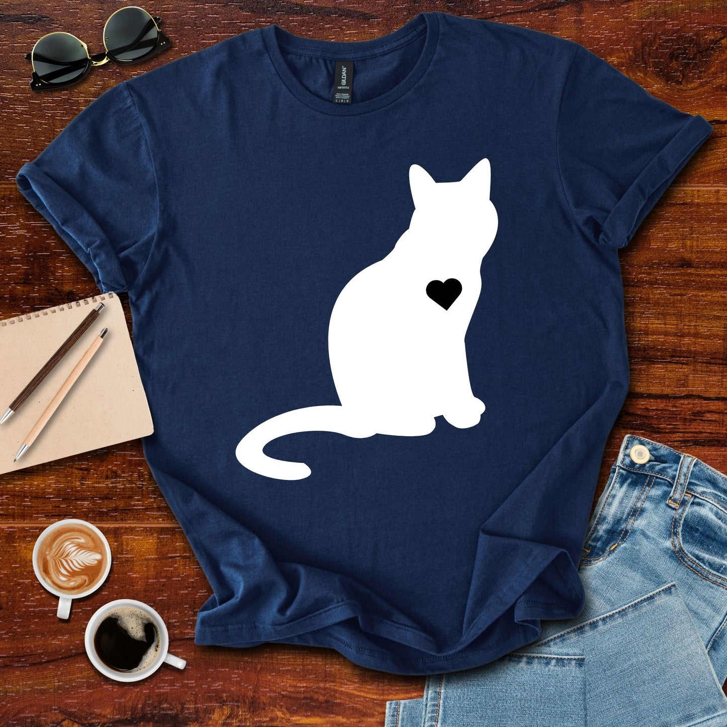Heart Cat T-Shirt
