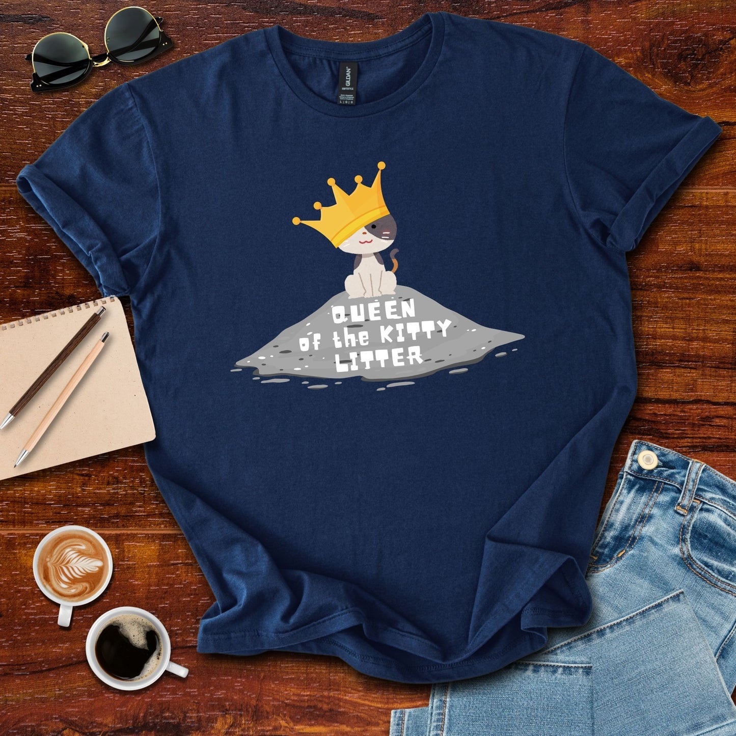Queen Of The Kitty Litter T-Shirt
