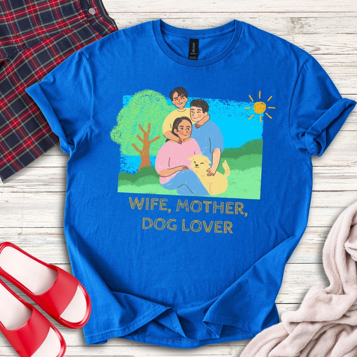 Wife, Mother, Dog Lover T-Shirt