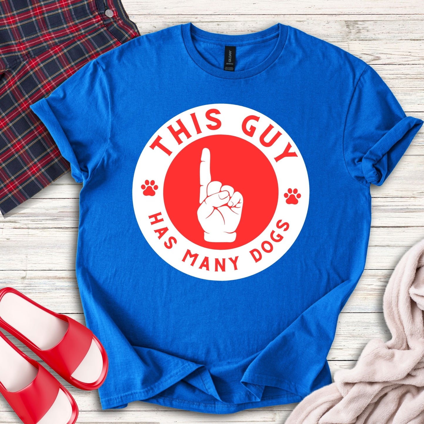 This Guy Has Many Dogs T-Shirt