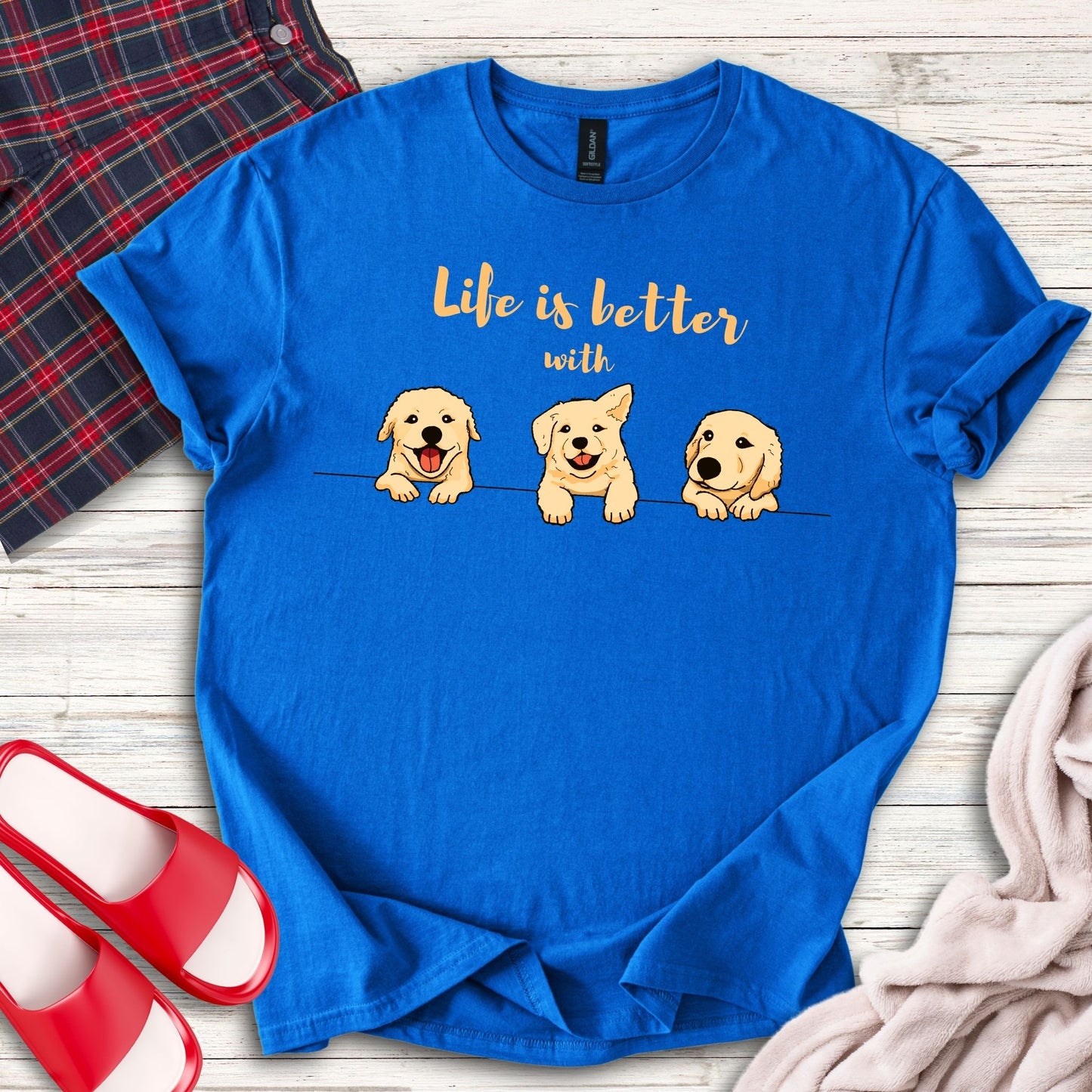 Life's Is Better With Dogs T-Shirt