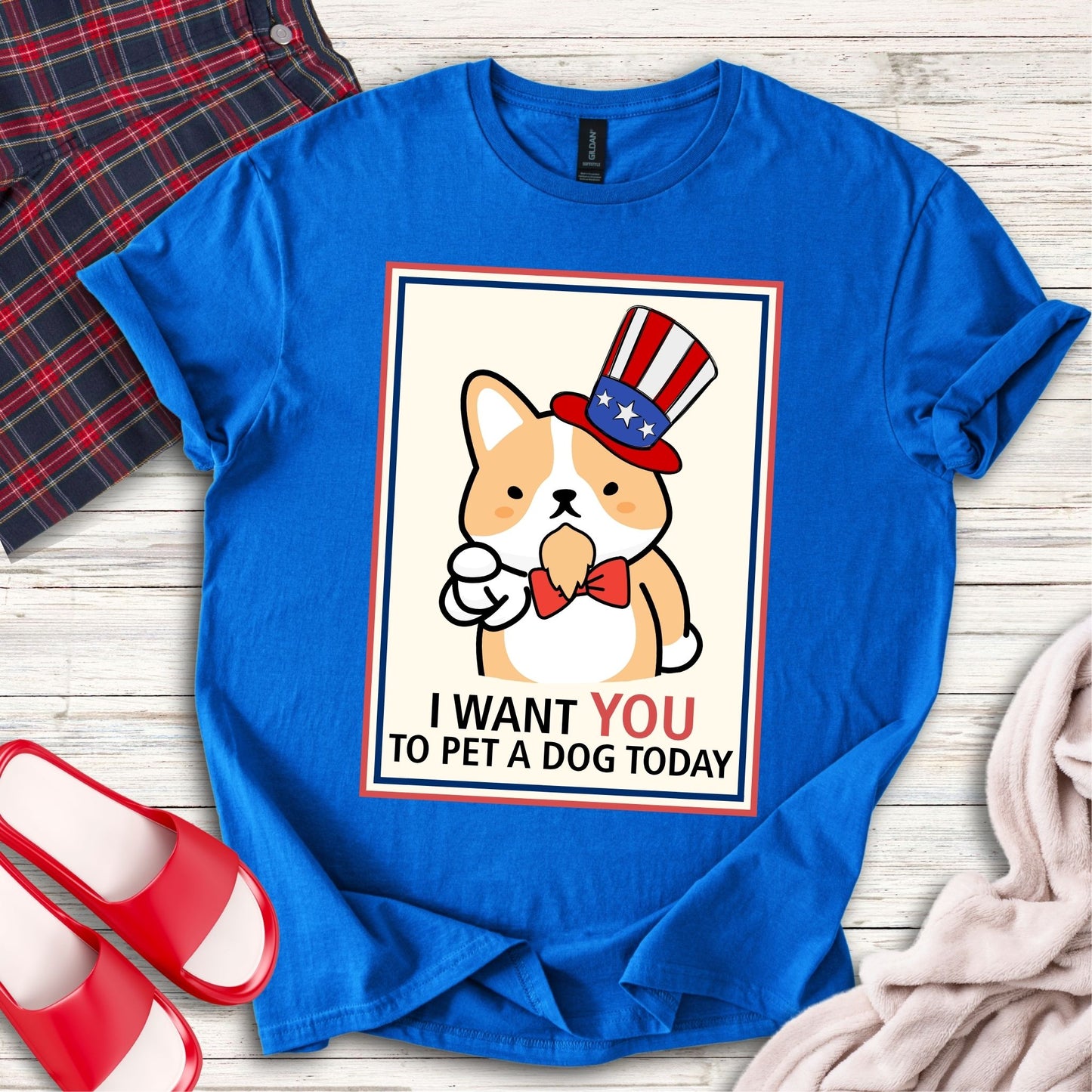 I Want You To Pet A Dog Today T-Shirt