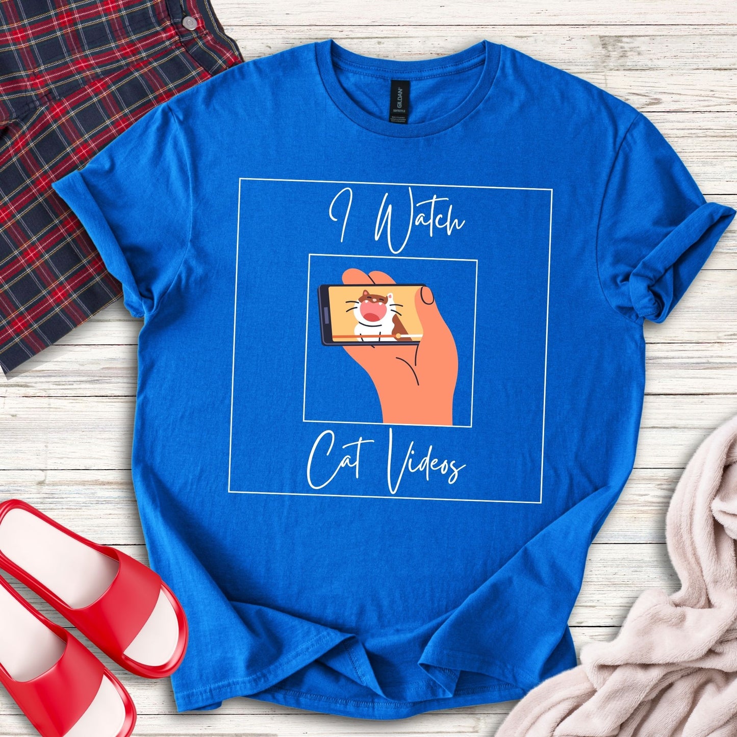 I Watch Cat Videos T-Shirt
