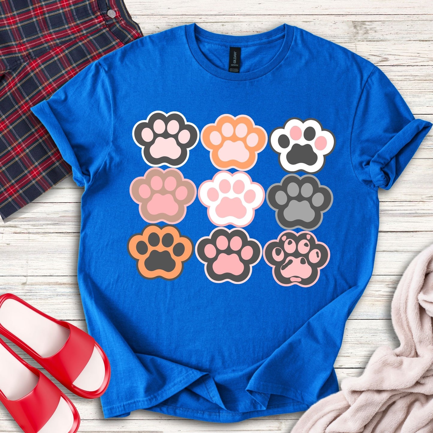 9 Lives (Cat Paws) T-Shirt