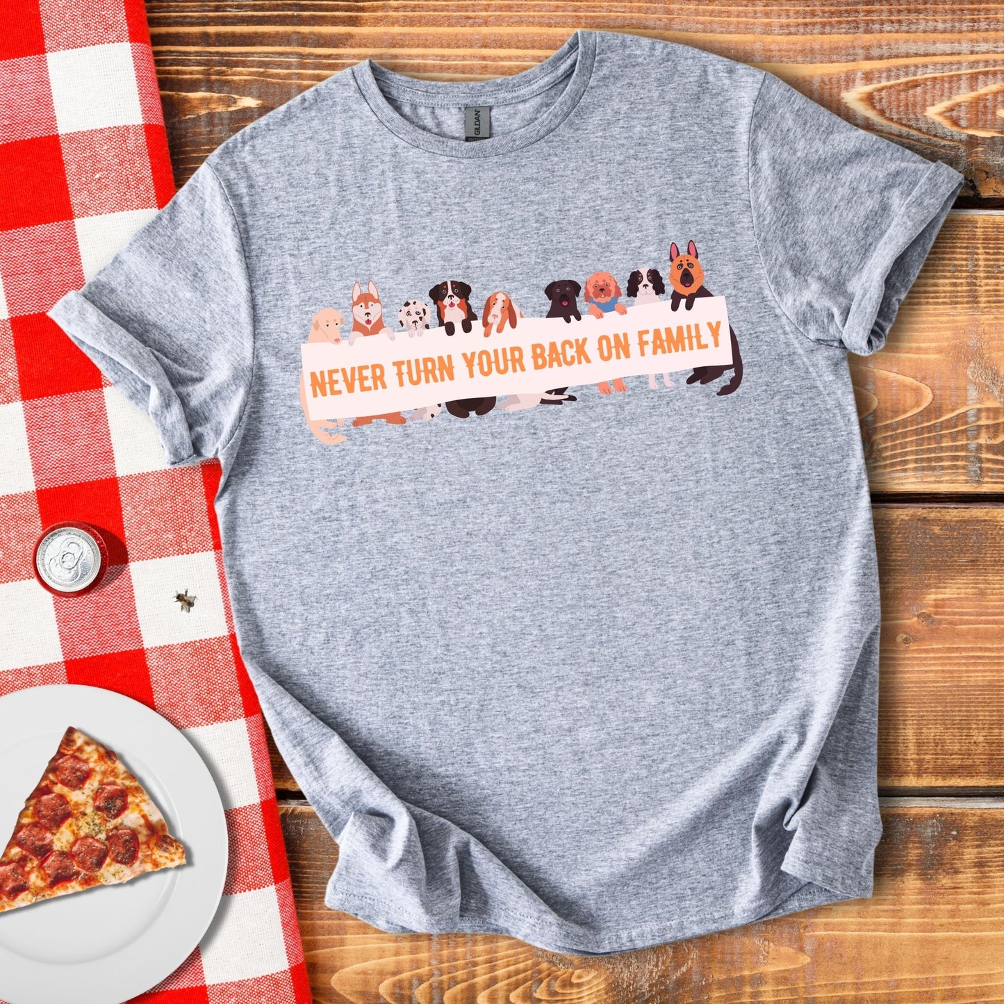 Never Turn Your Back On Family T-Shirt