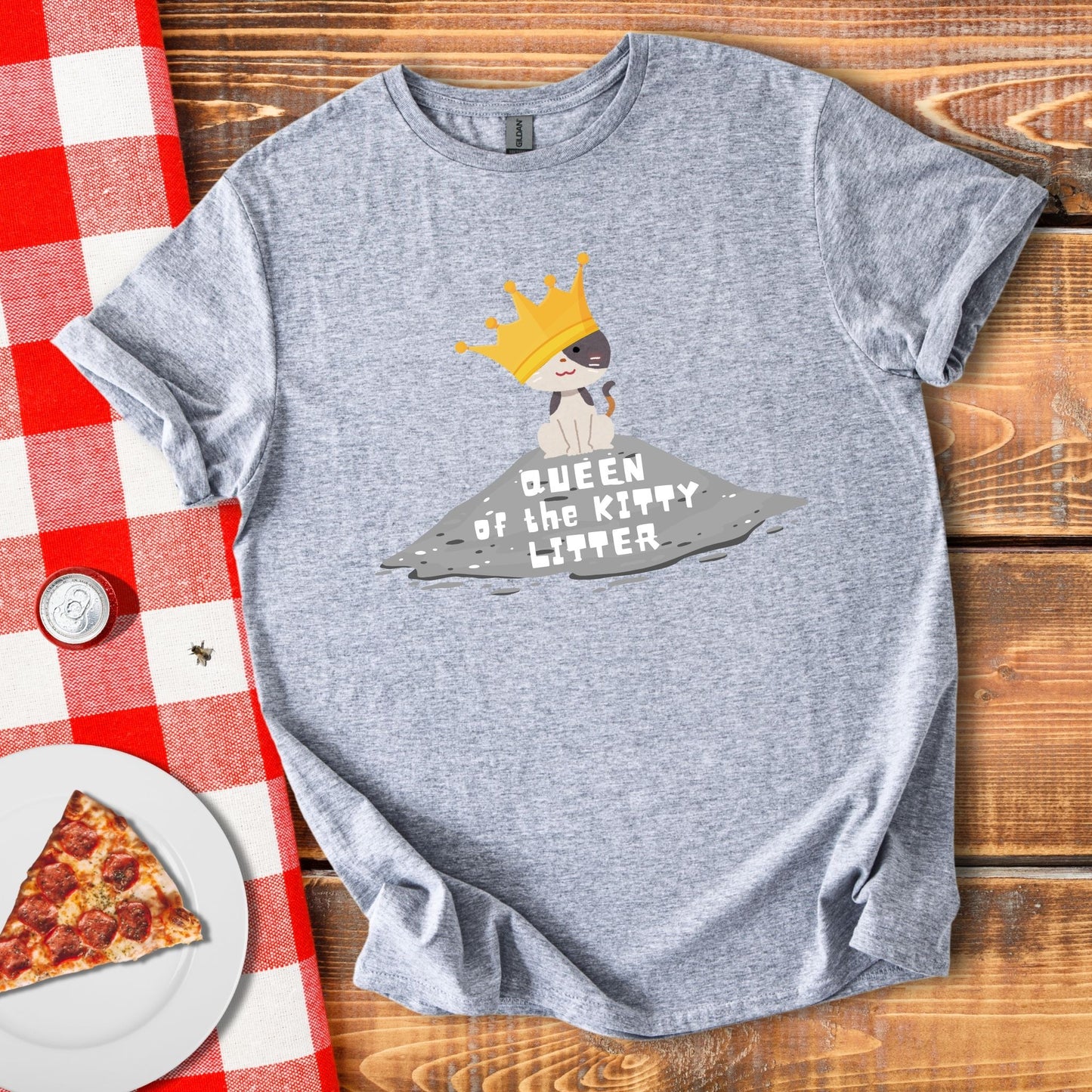 Queen Of The Kitty Litter T-Shirt