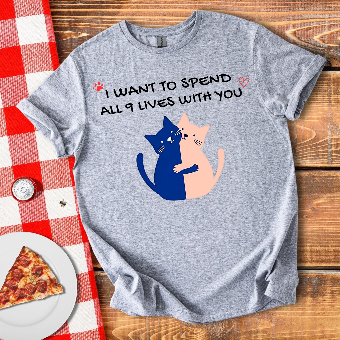 I Want To Spend My 9 Lives With You T-Shirt