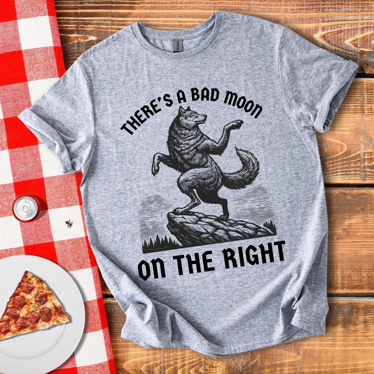 There's A Bad Moon On The Right  T-Shirt
