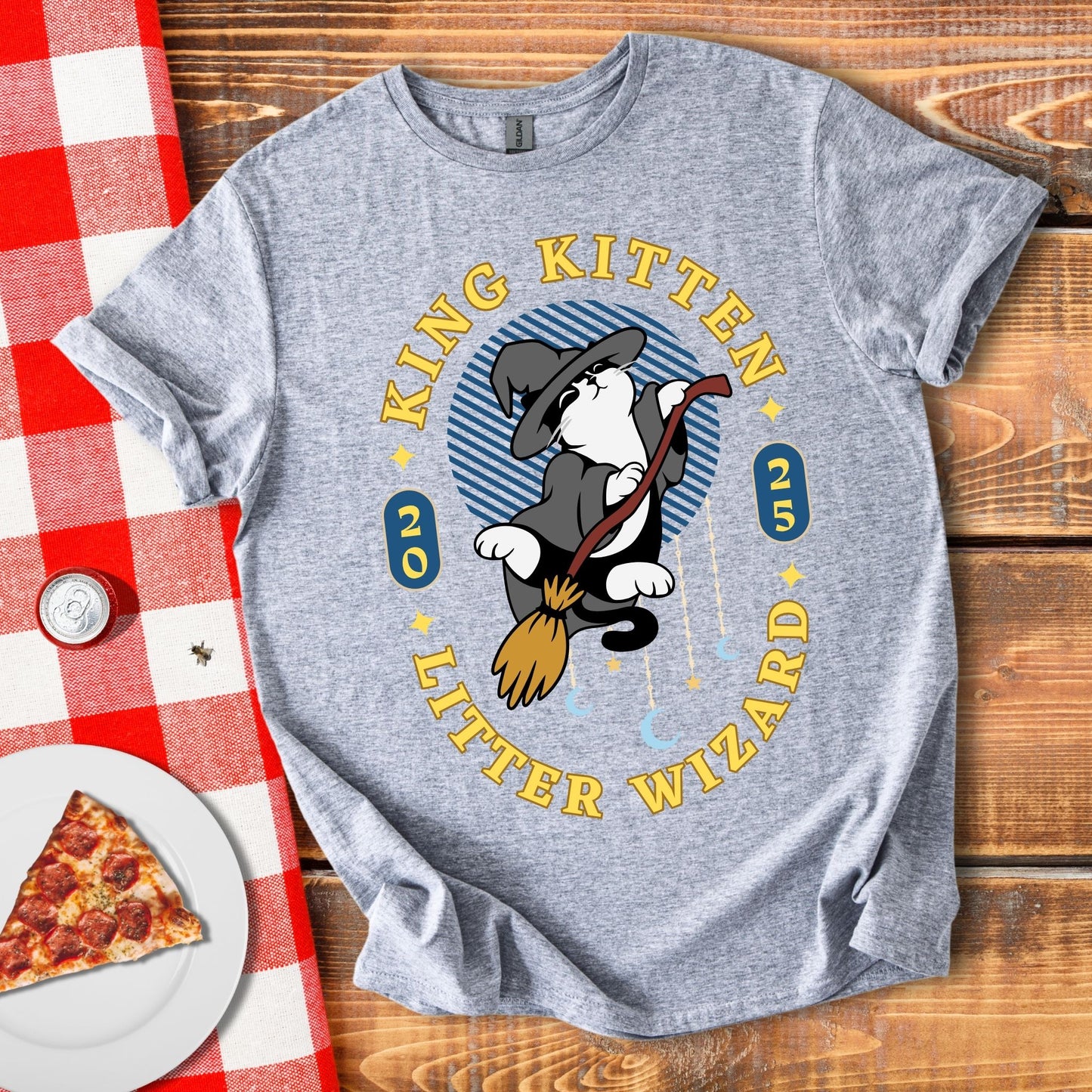 King Kitten Litter Wizard T-Shirt