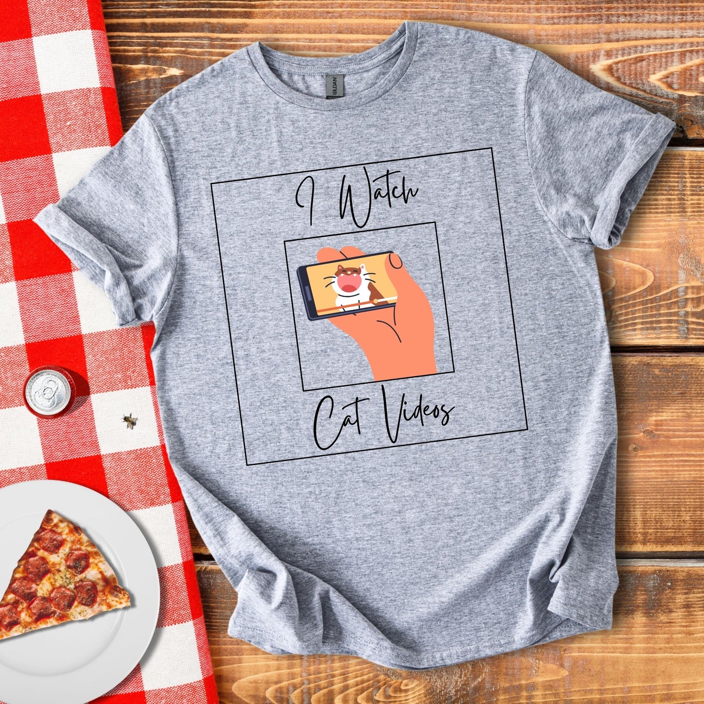 I Watch Cat Videos T-Shirt