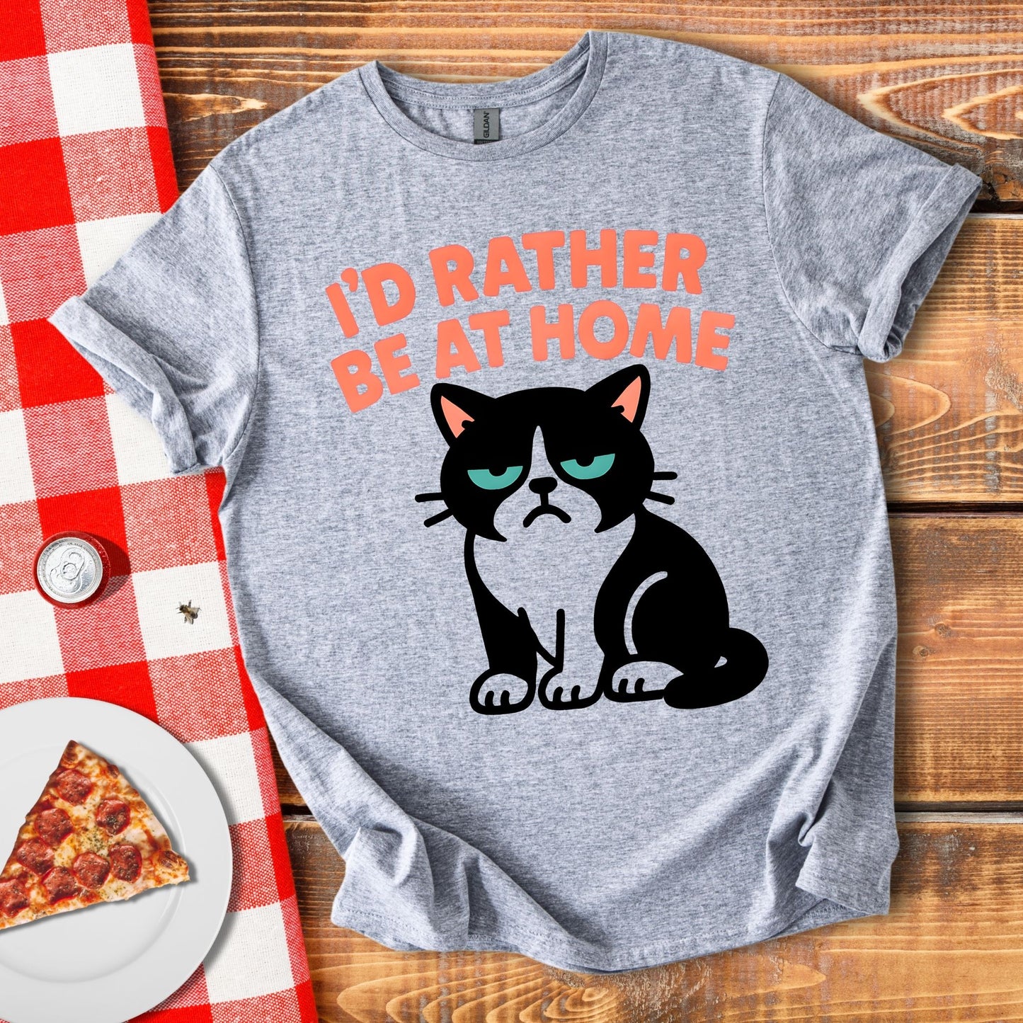 I'd Rather Be At Home T-Shirt