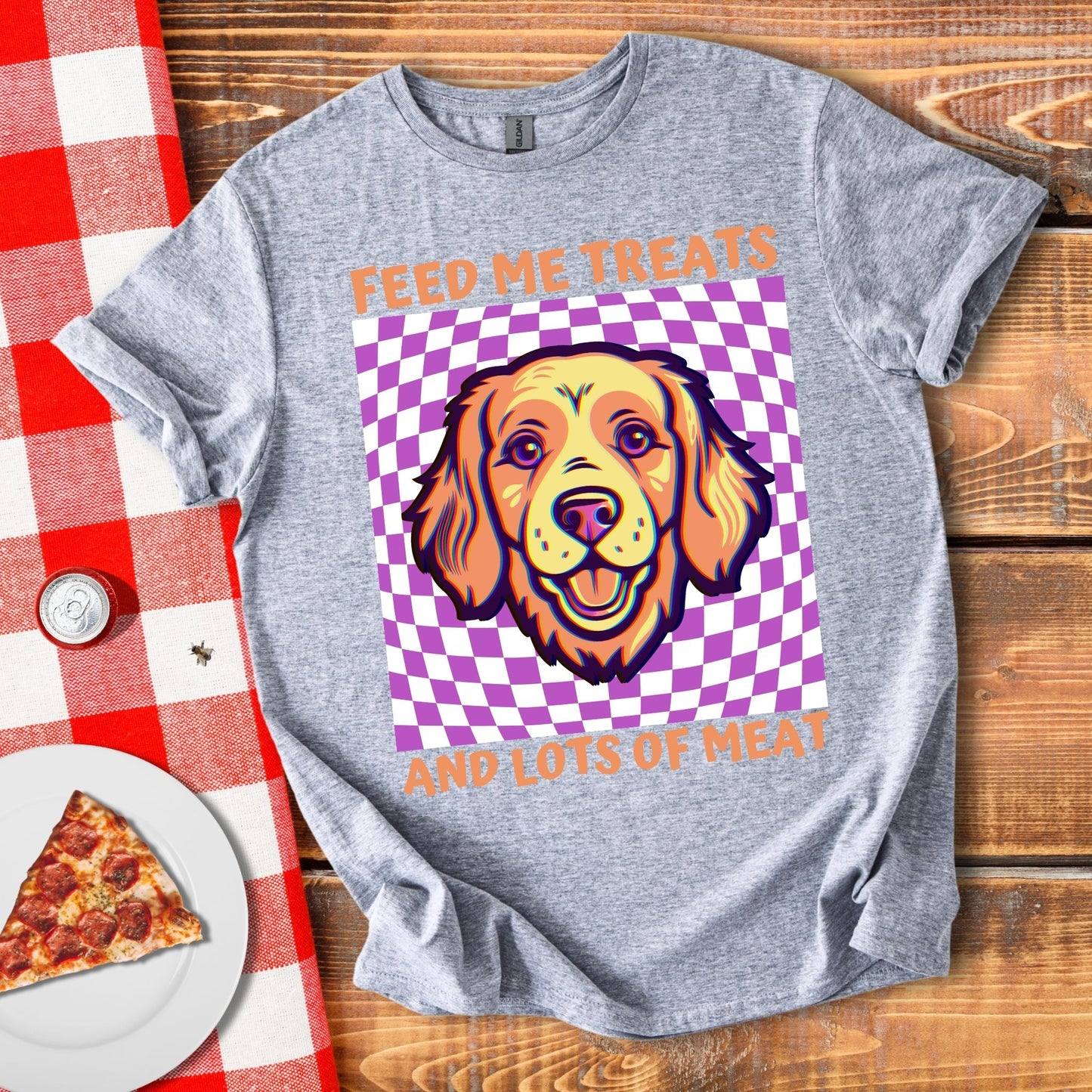 Feed Me Treats And Lots Of Meat T-Shirt