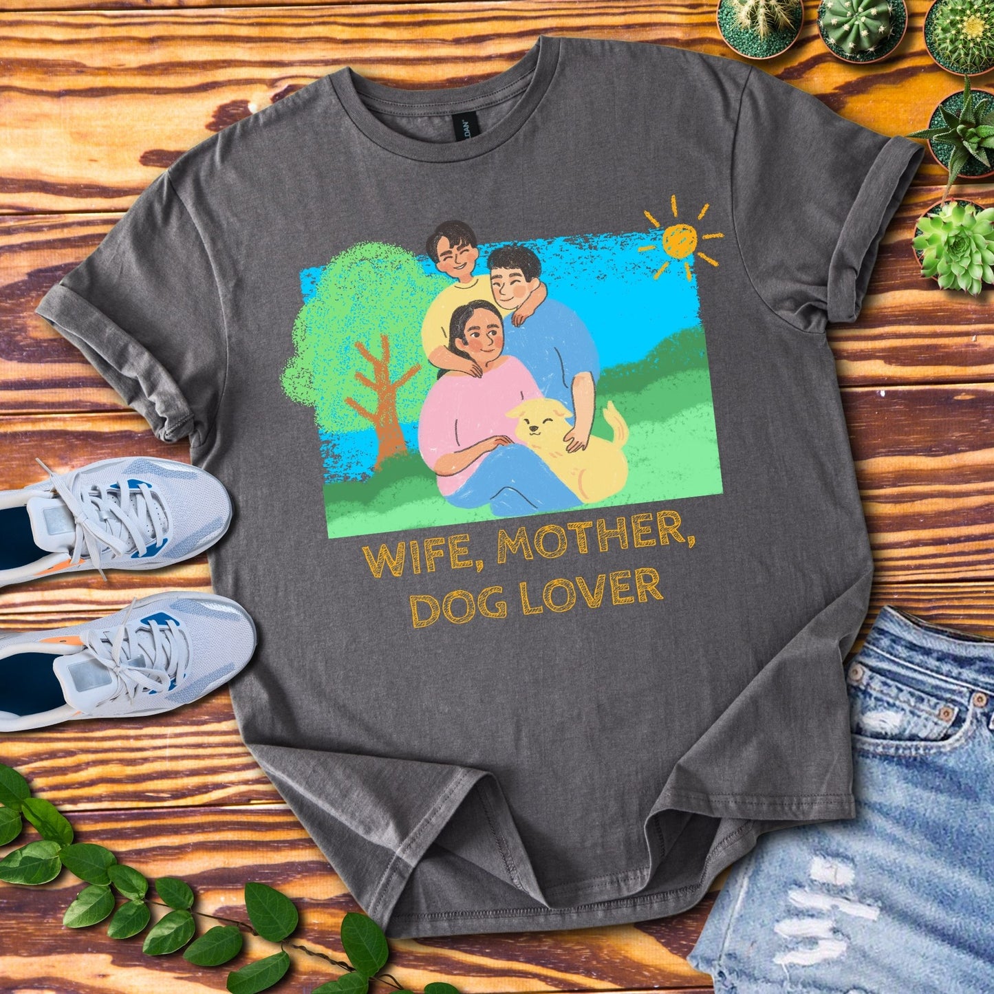 Wife, Mother, Dog Lover T-Shirt