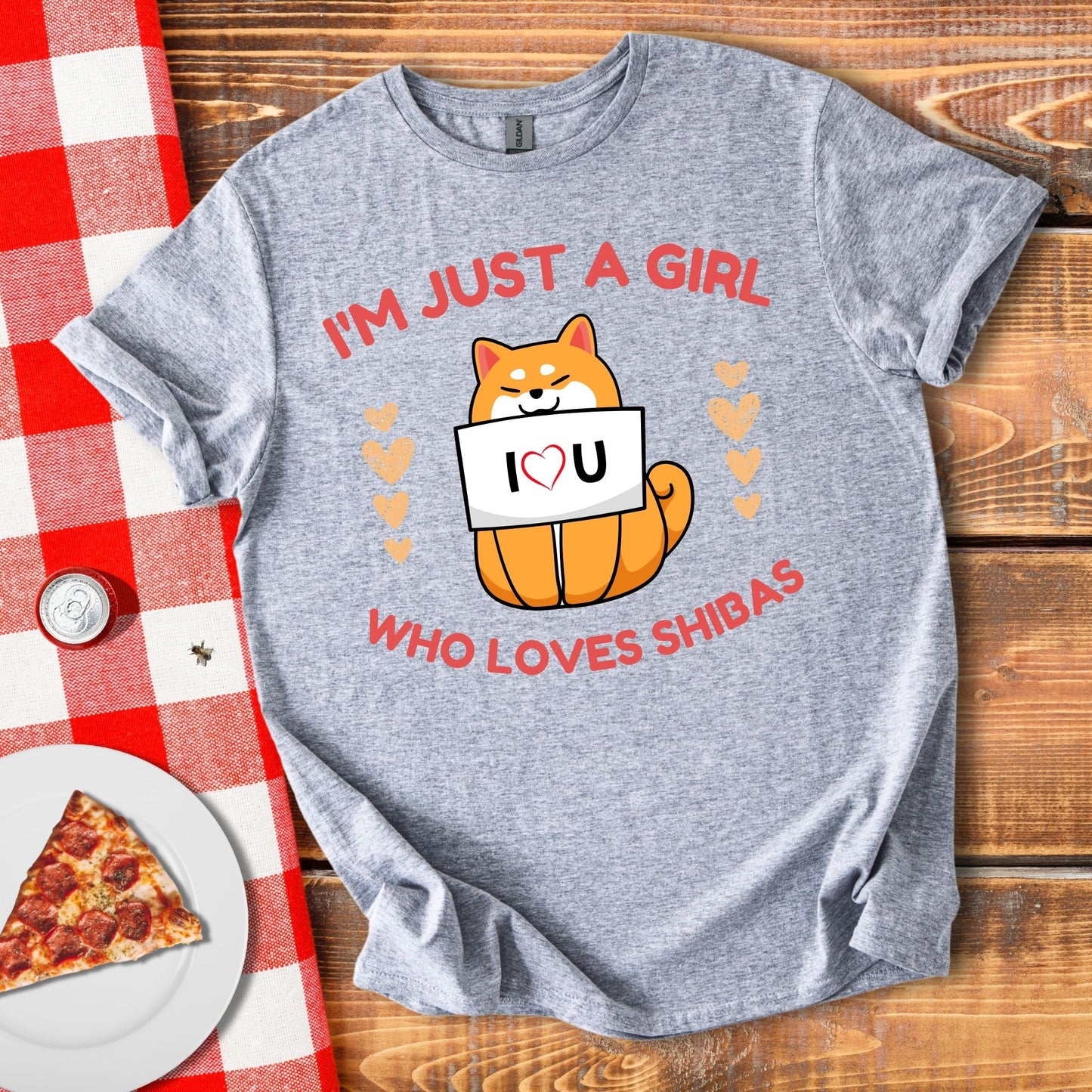 I'm Just A Girl Who Loves Shiba's T-Shirt