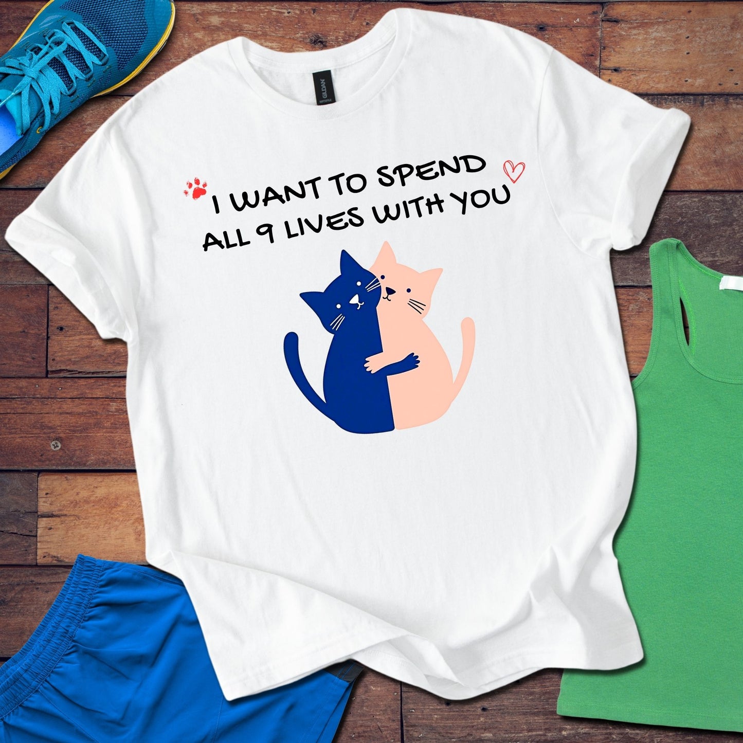I Want To Spend My 9 Lives With You T-Shirt