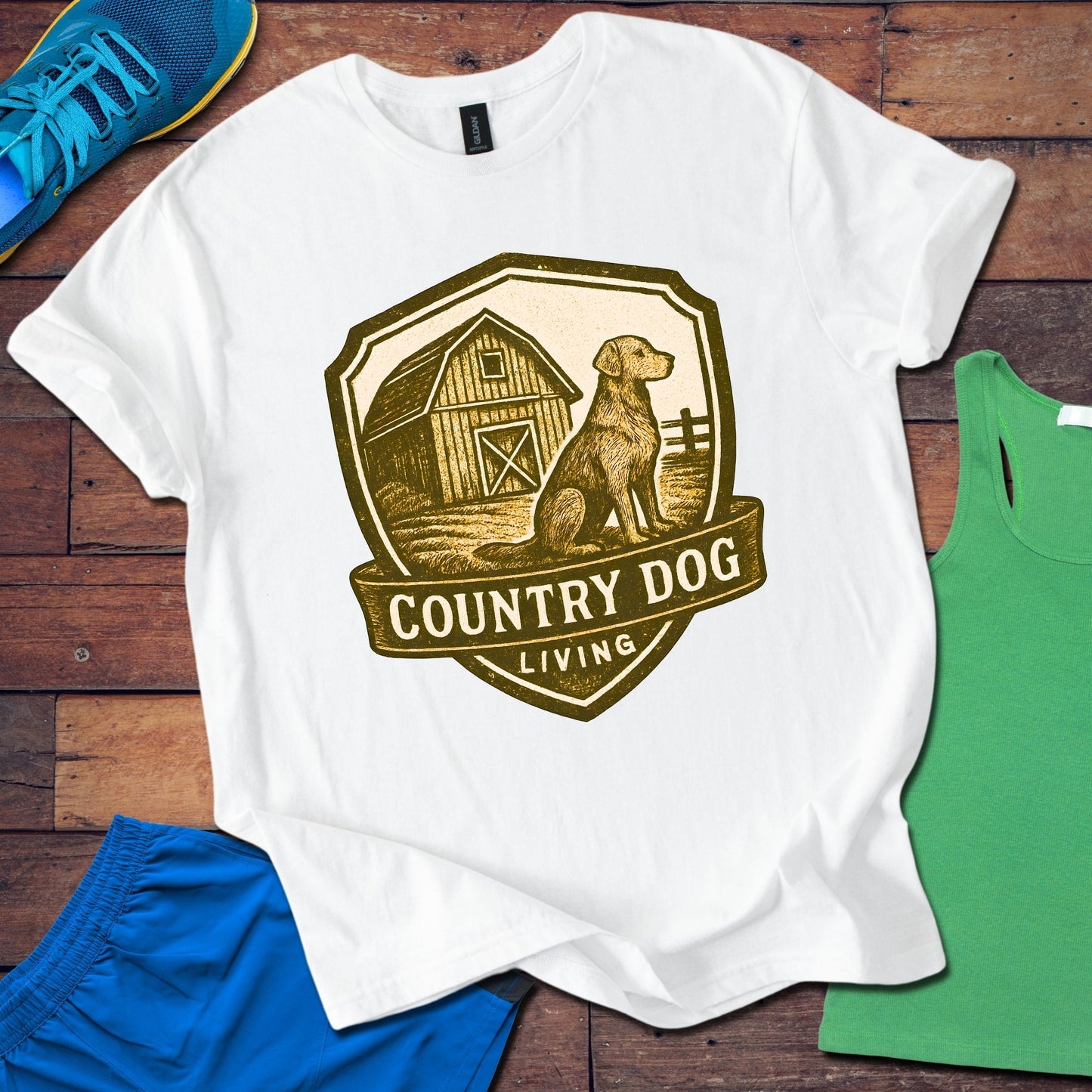 Country Dog Living T-Shirt