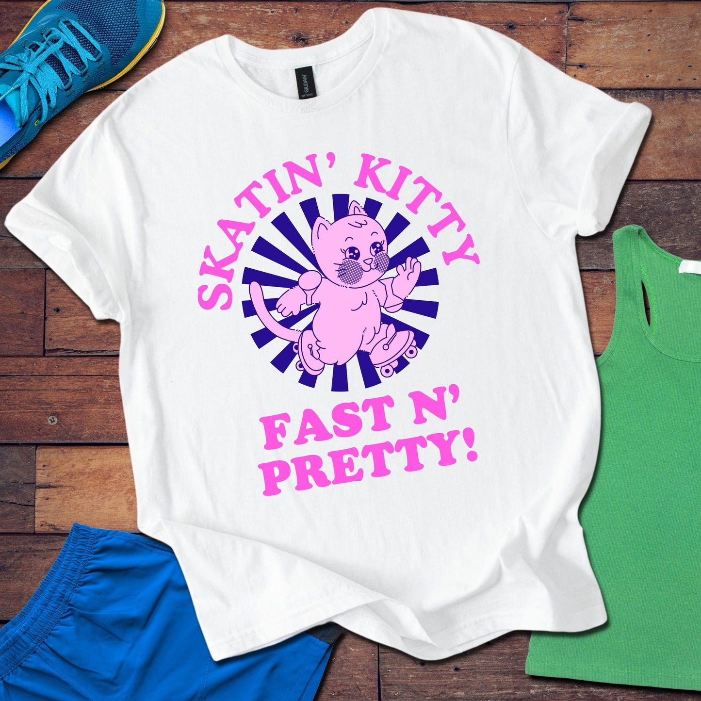 Skatin’ Kitty T-Shirt