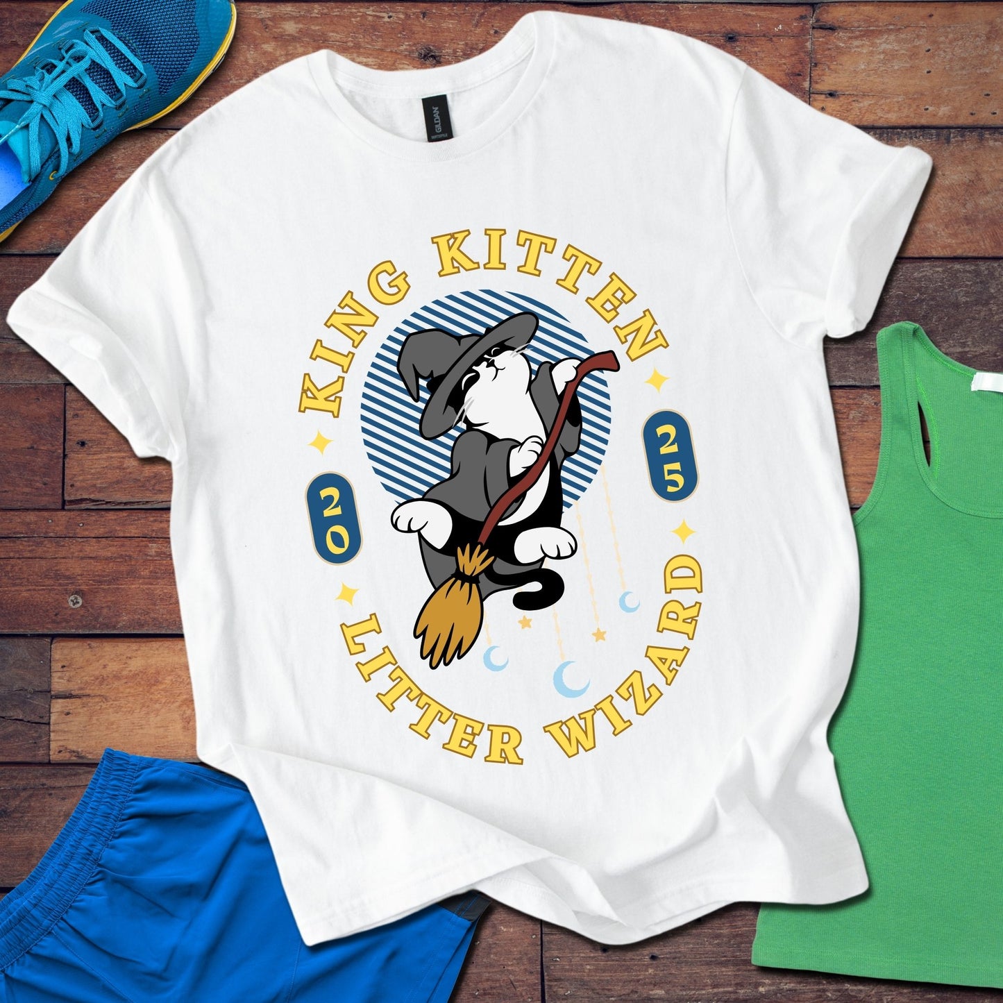 King Kitten Litter Wizard T-Shirt