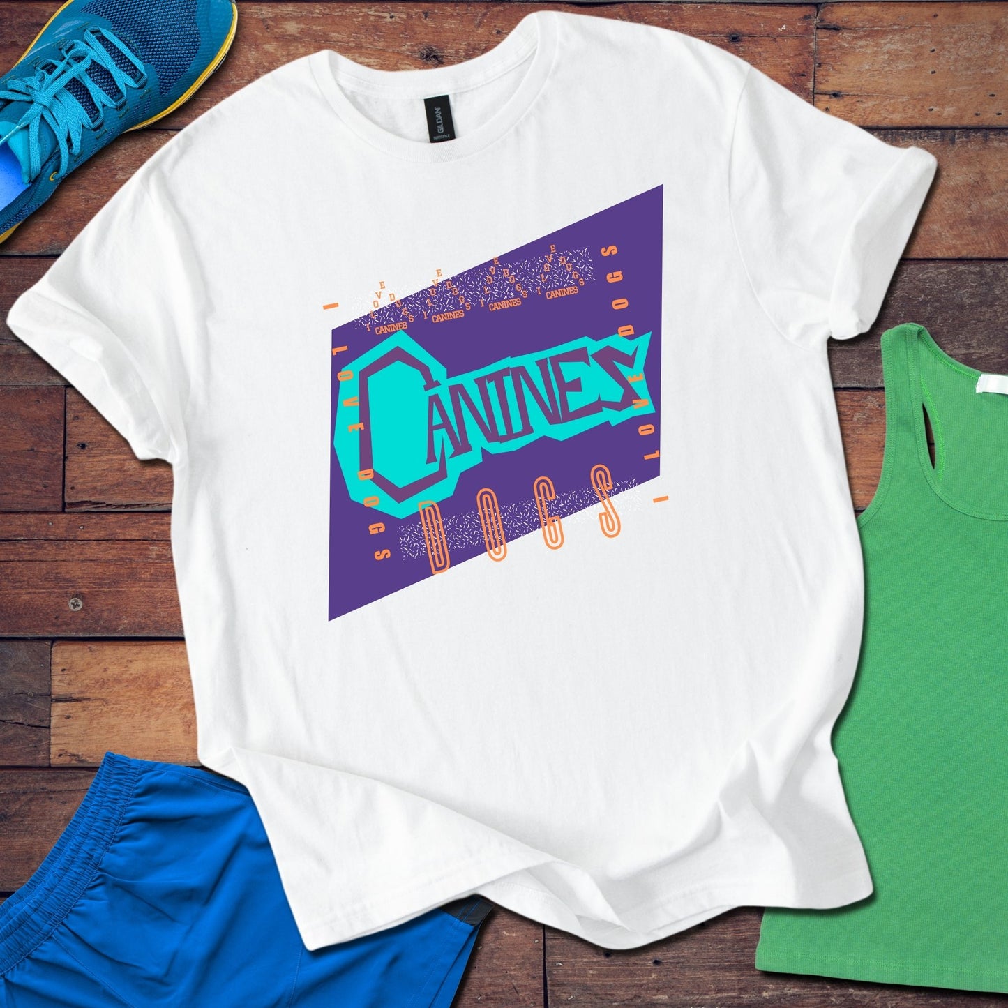 90's Canine I Love Dogs T-Shirt