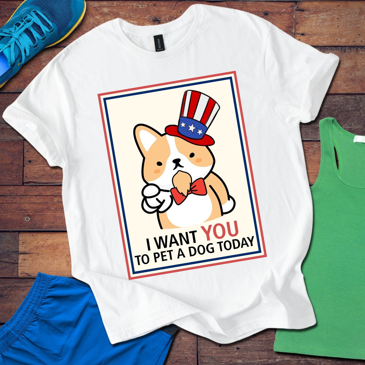 I Want You To Pet A Dog Today T-Shirt