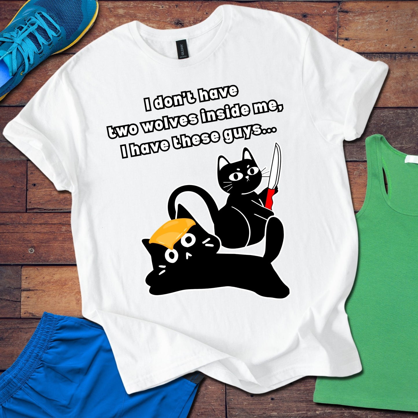 I Don’t Have Two Wolves Inside Me I Have These Guys T-Shirt