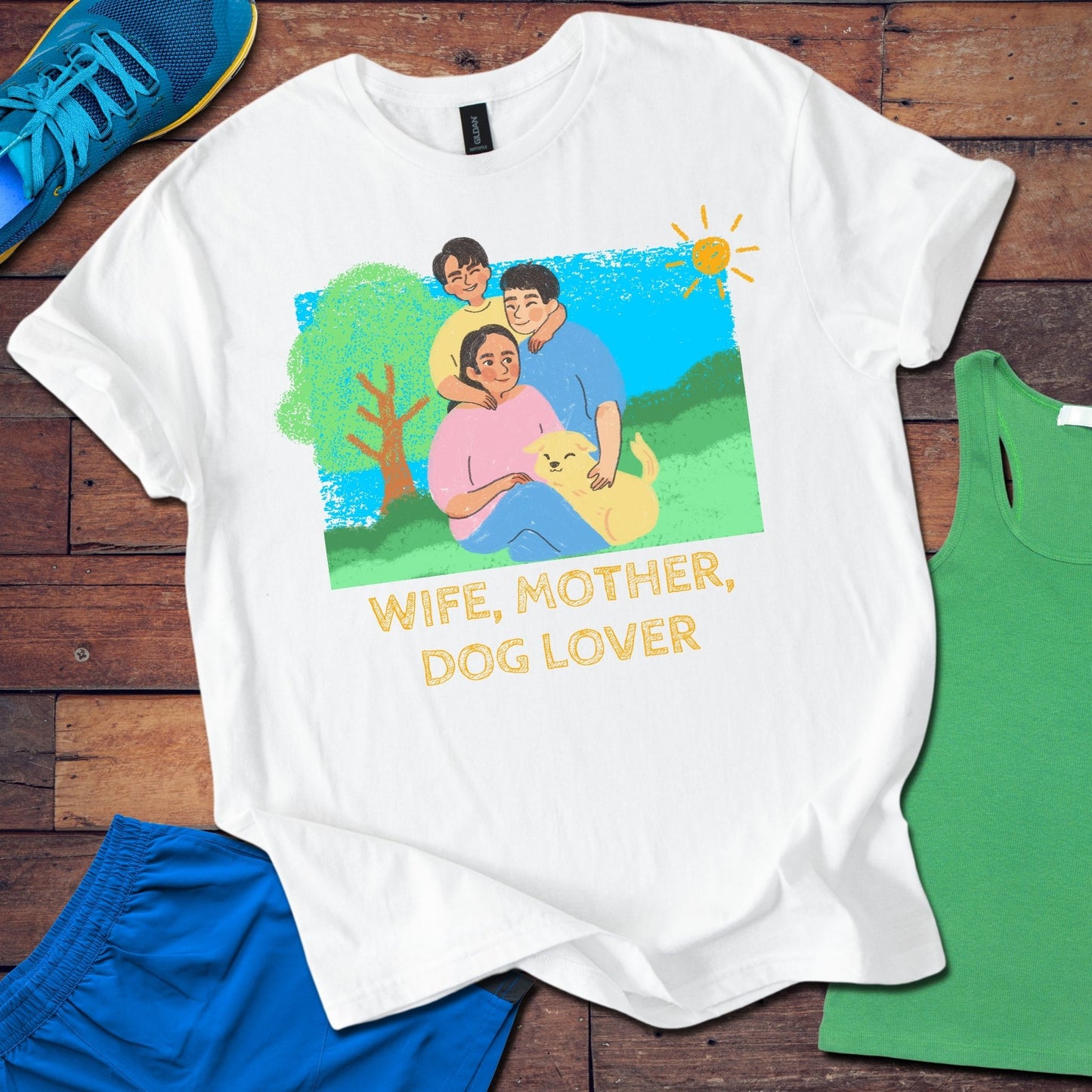 Wife, Mother, Dog Lover T-Shirt
