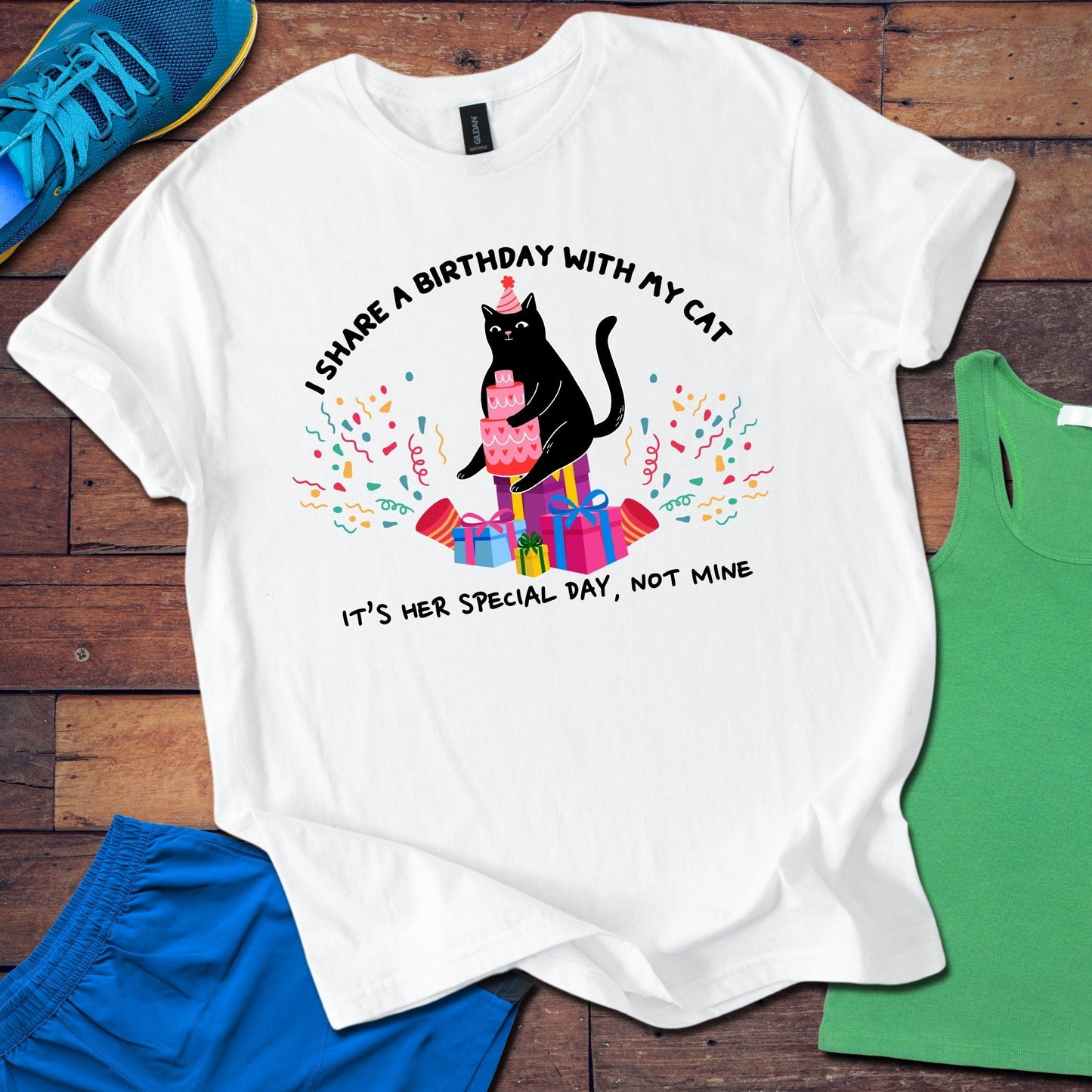 I Share A Birthday With My Cat T-Shirt