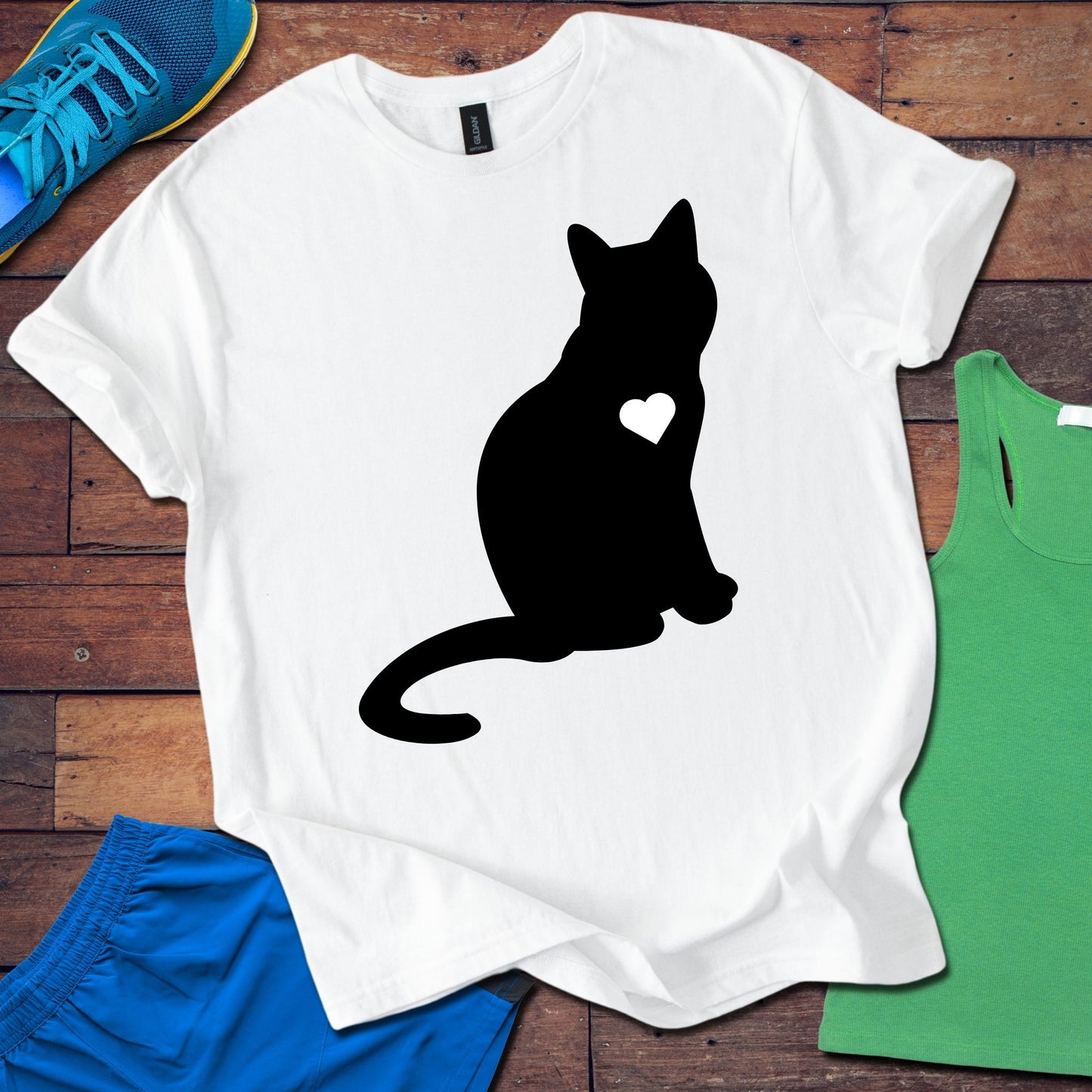 Heart Cat T-Shirt