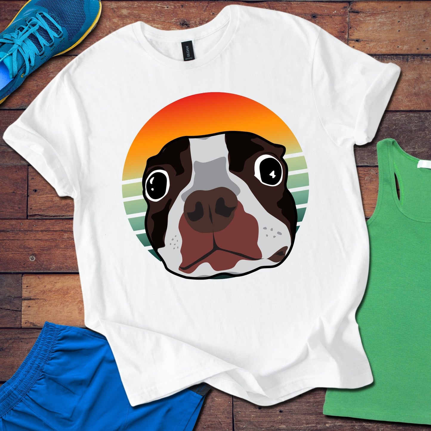Retro Sun Dog T-Shirt