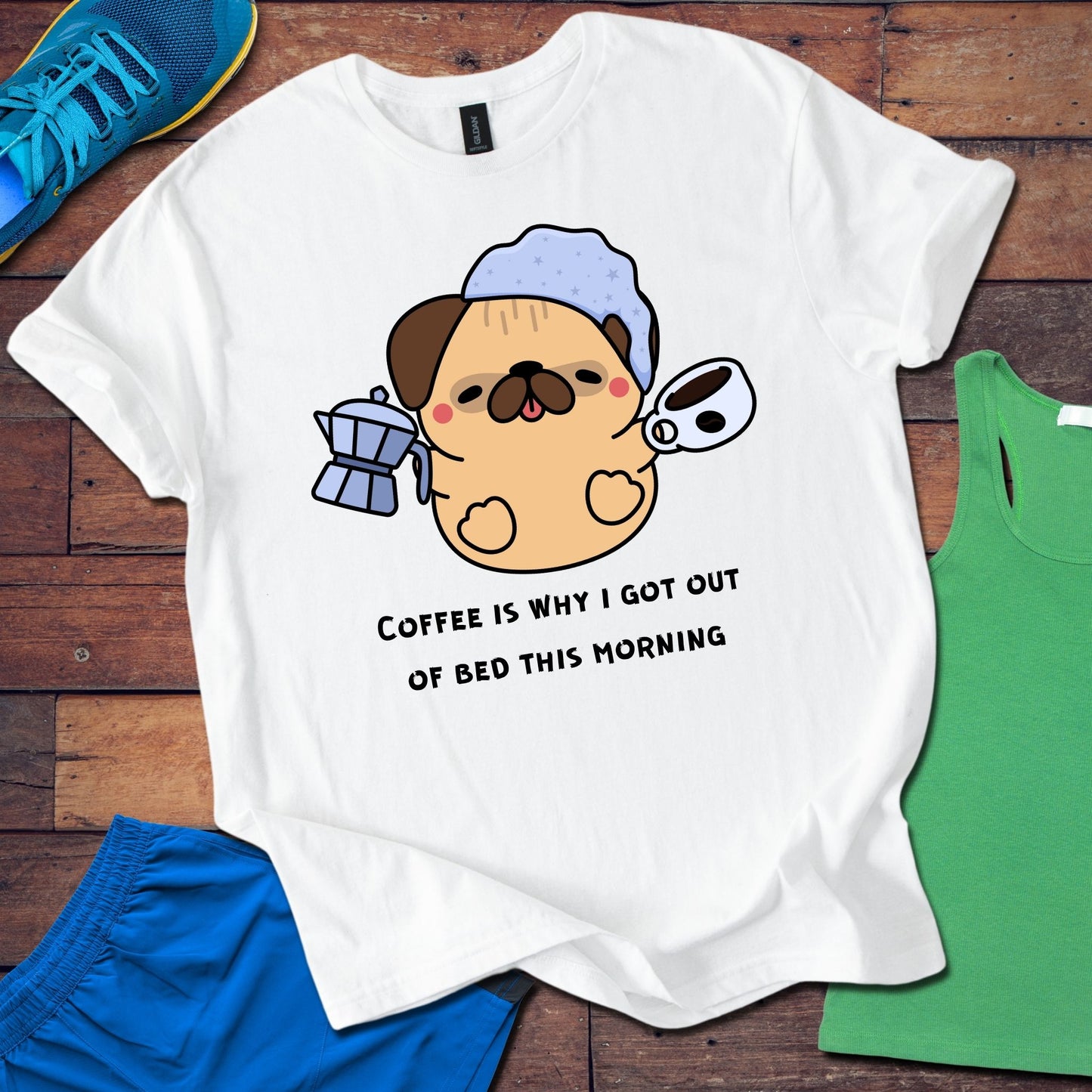 Coffee's Why I Get Out Of Bed T-Shirt